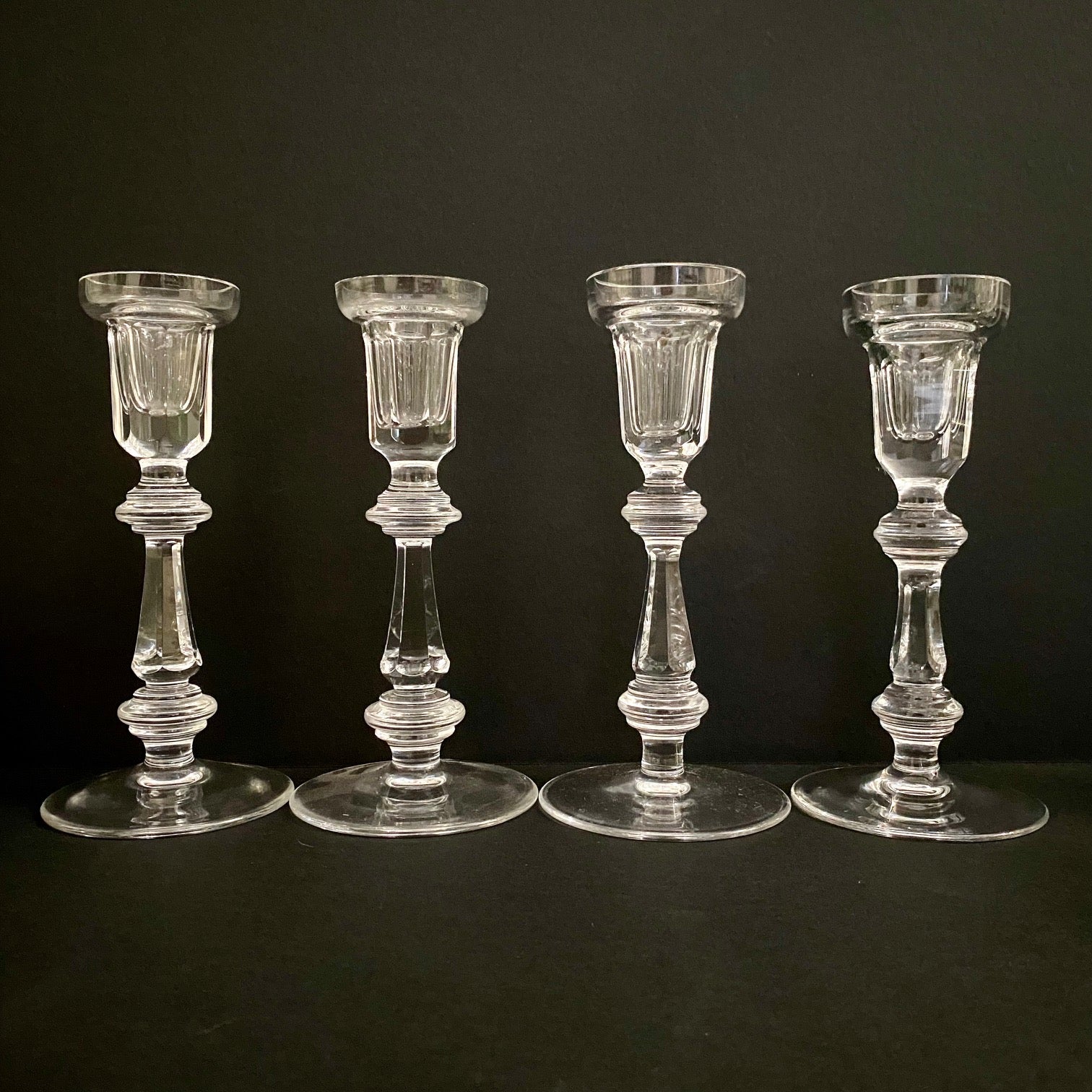 Pair Vintage Waterford Crystal Candlesticks