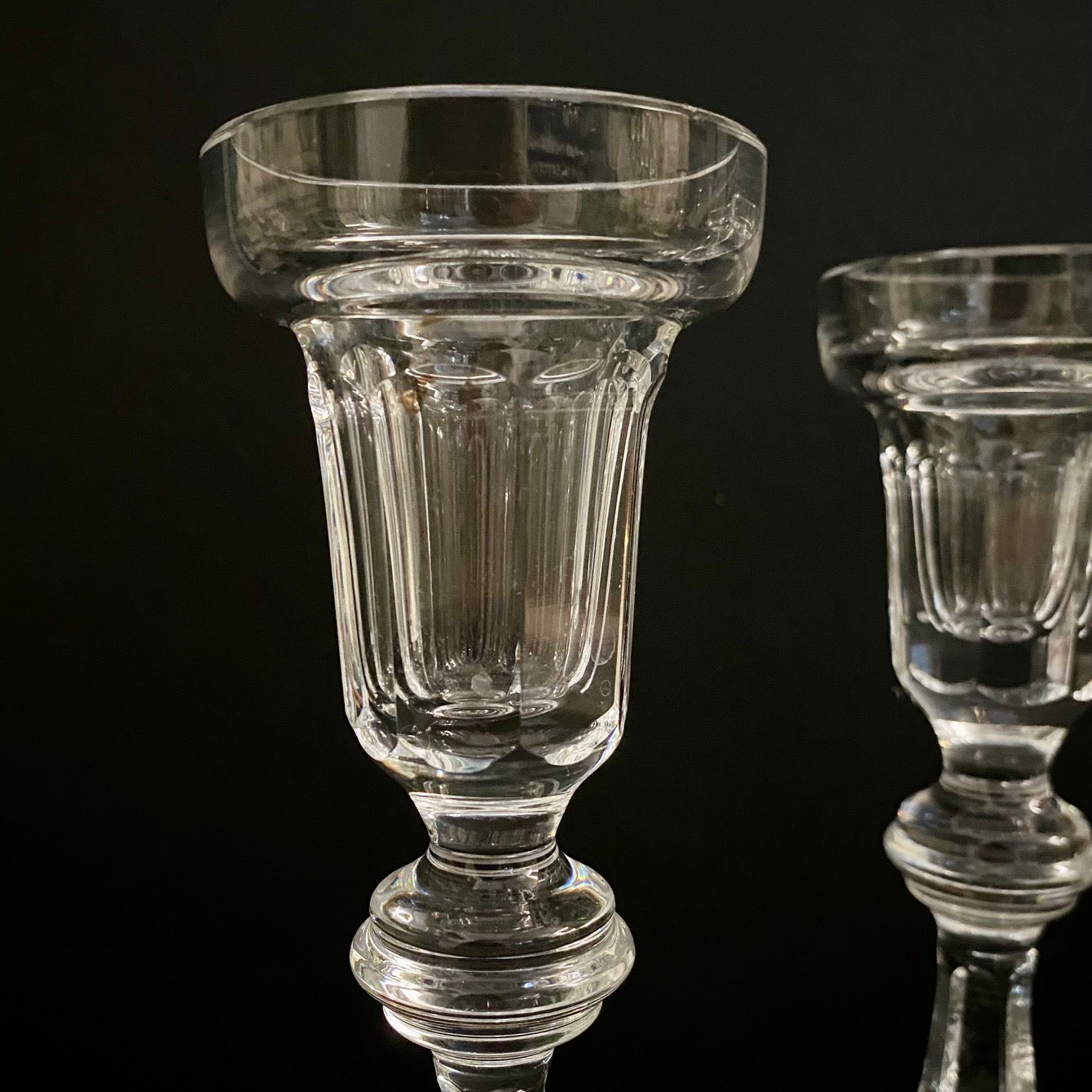 Pair Vintage Waterford Crystal Candlesticks