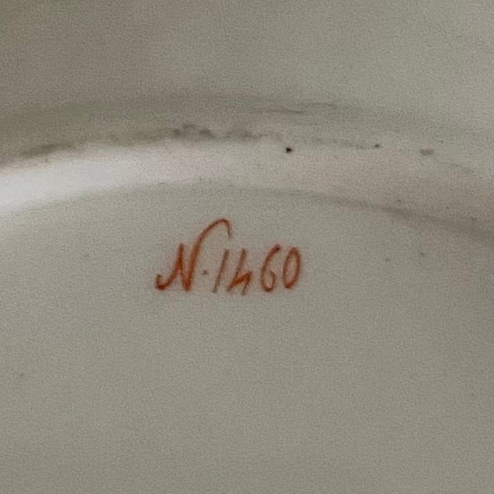 Antique 19th Century Hand Painted Porcelain F176