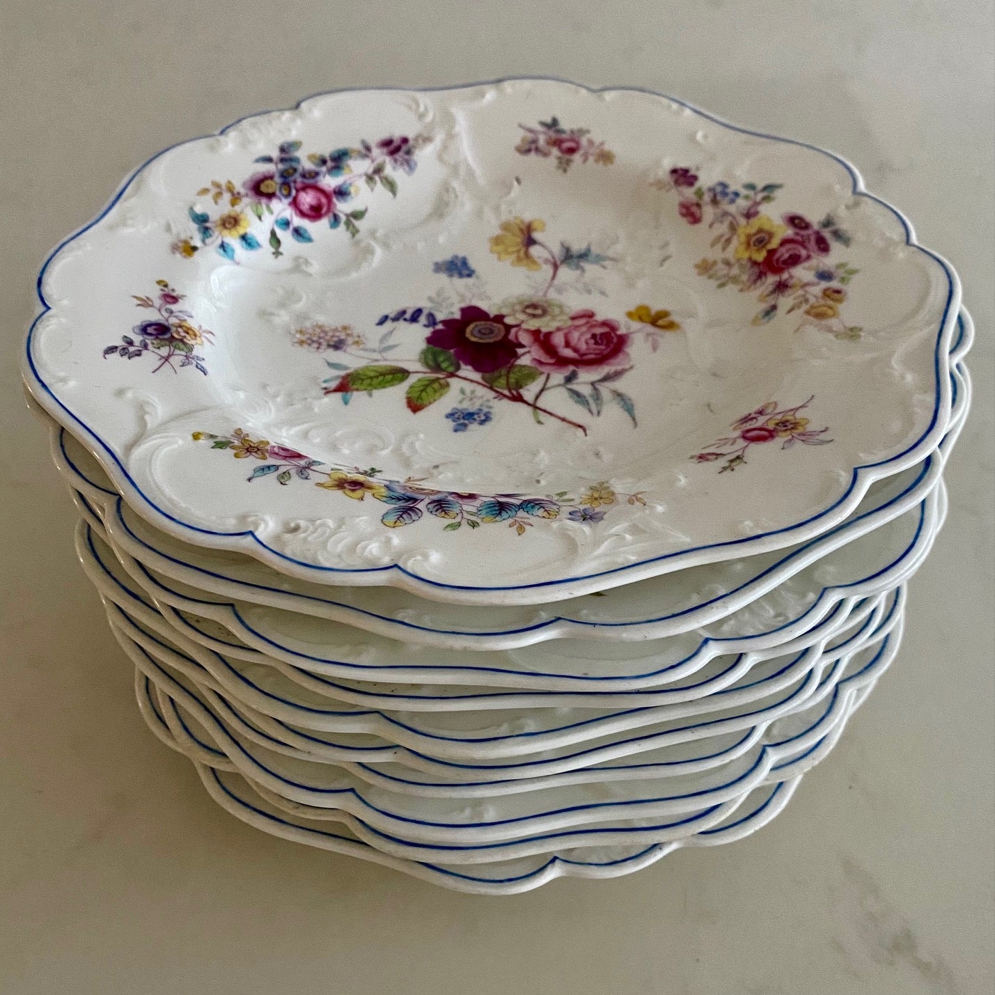 Antique 19th Century Hand Painted Porcelain F176