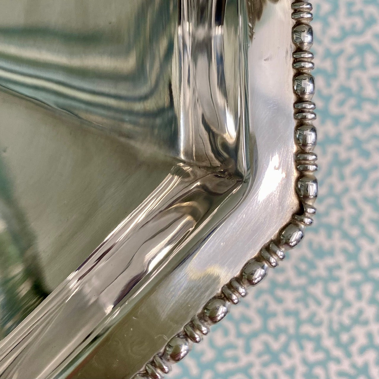 Octagonal Silver Plated Pedestal Tazza G121