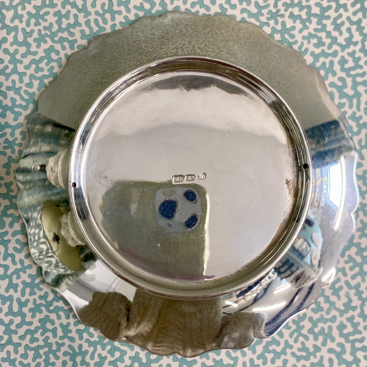 Silver Plated Pedestal Tazza G122
