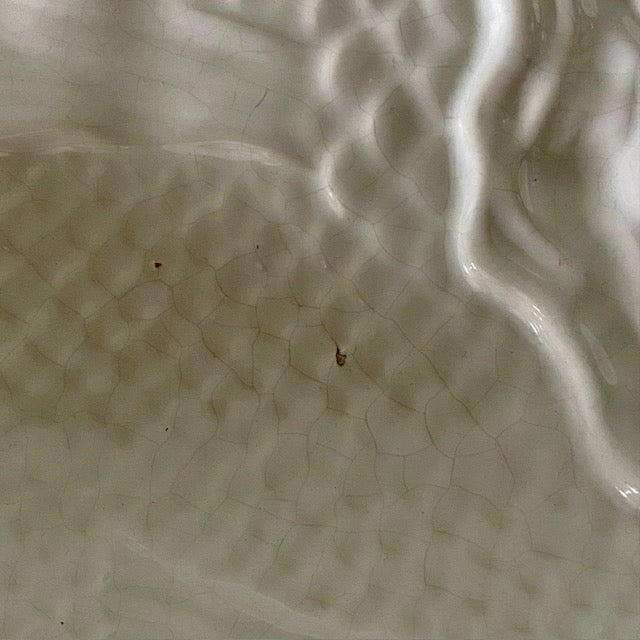 Vintage White Fish Serving Platter