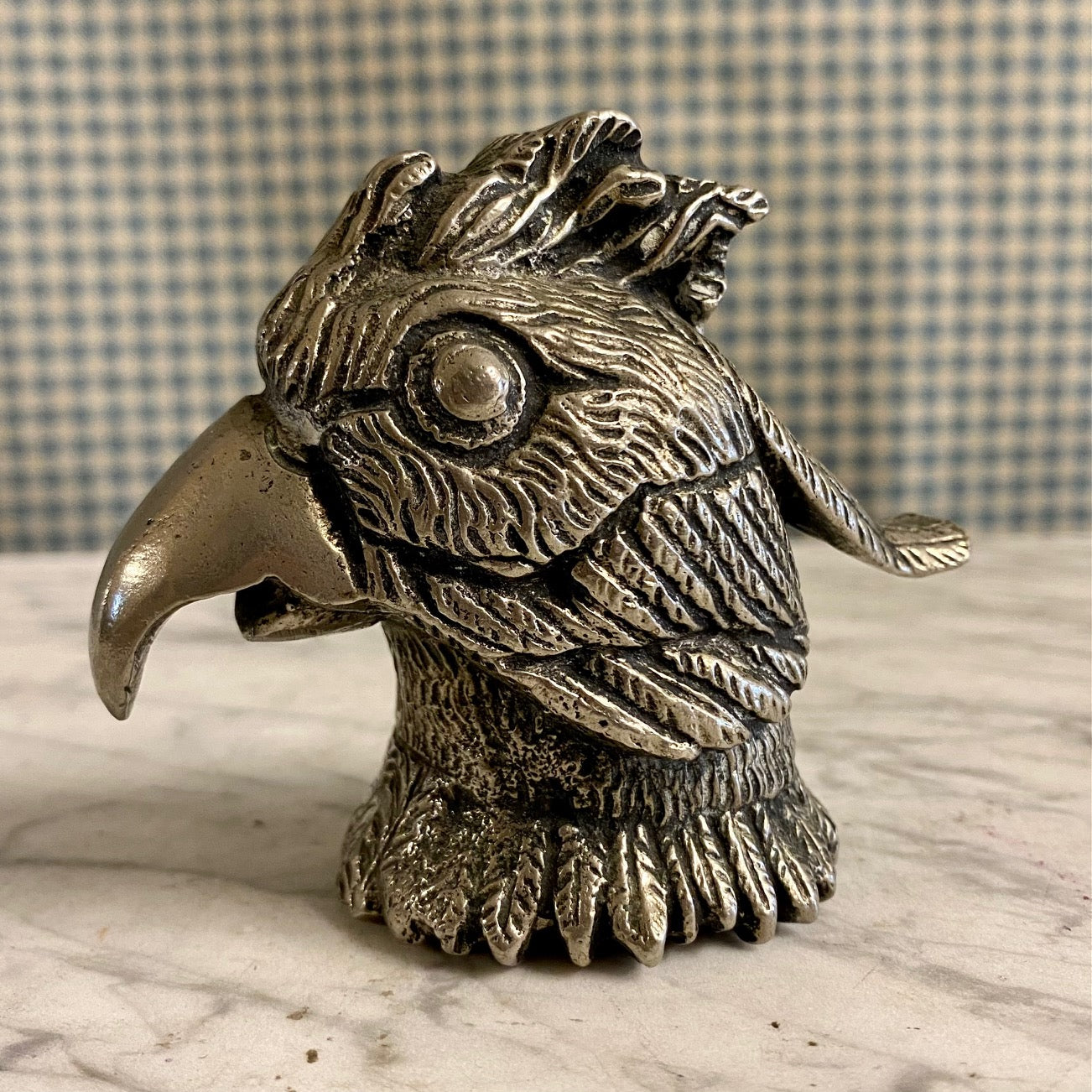 V26 VINTAGE FRENCH PARROT HEAD BOTTLE OPENER