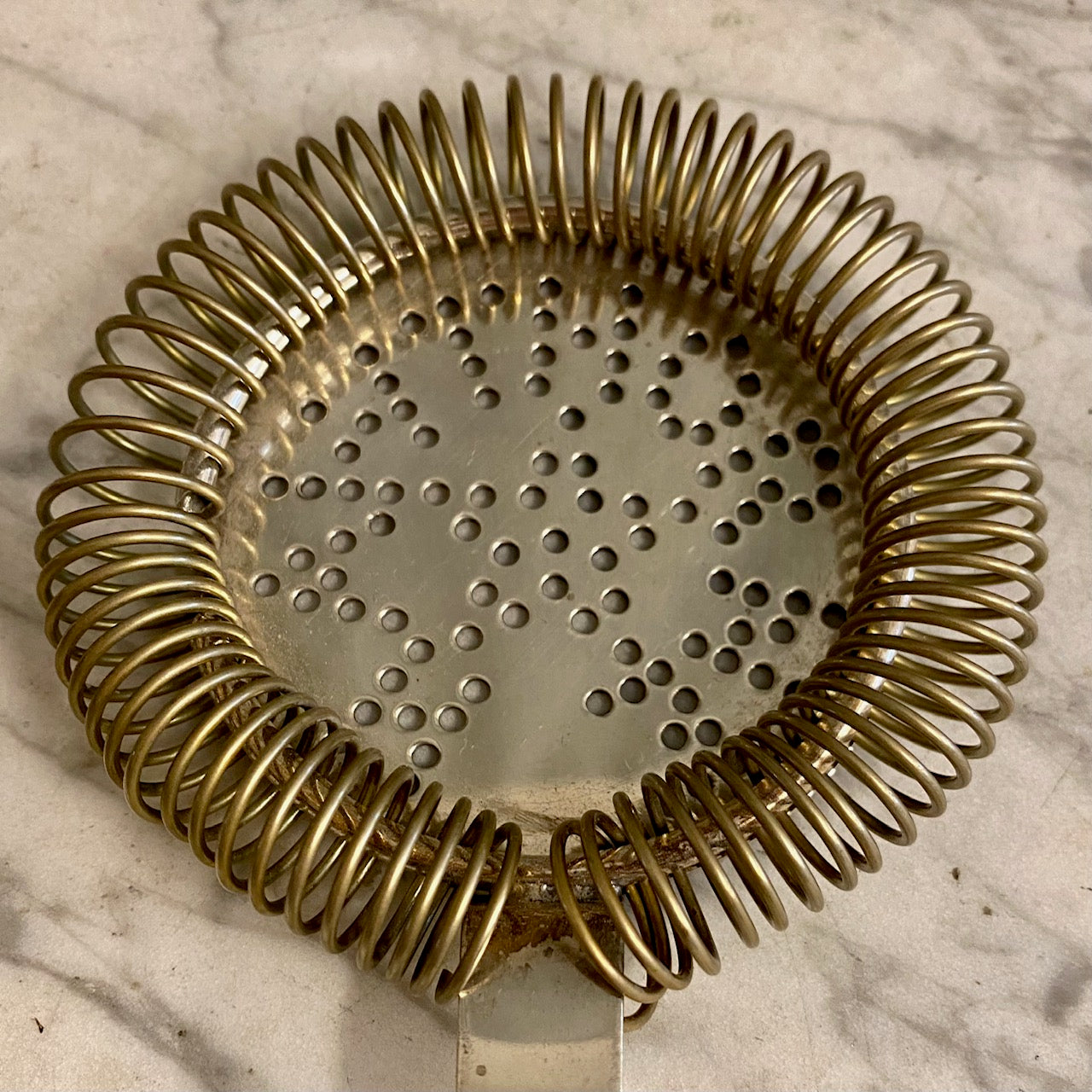 W71 VINTAGE BONZER ‘HAWTHORNE’ 1950’S SILVER PLATED COCKTAIL STRAINER