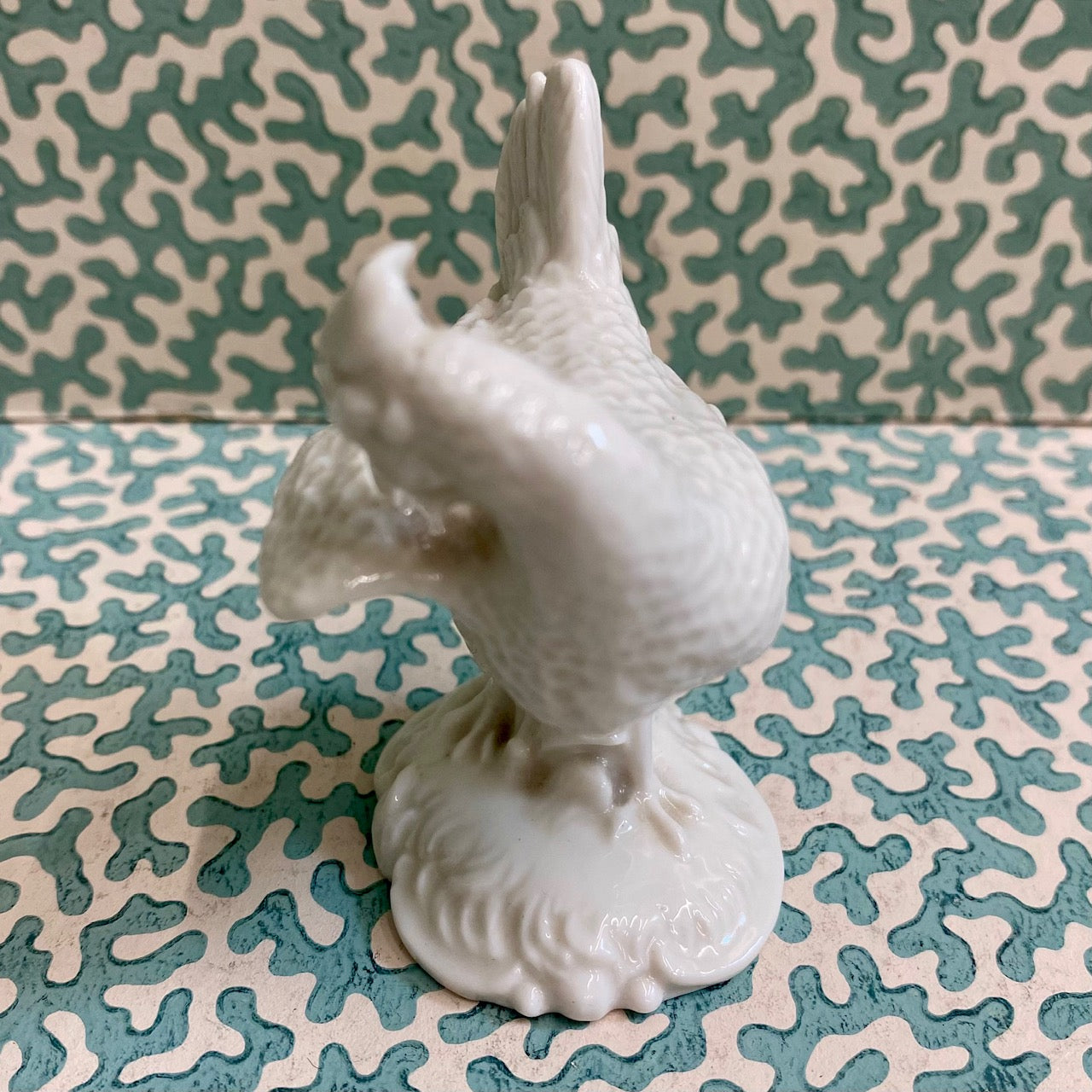 Mini Porcelain Figurine of a Hen G160