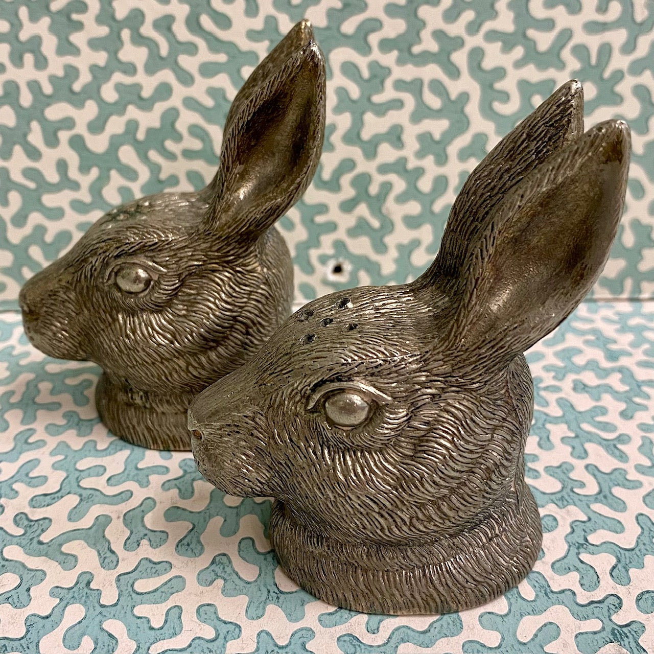 Rabbit Salt & Pepper Shakers in the style of Mauro Manetti N46
