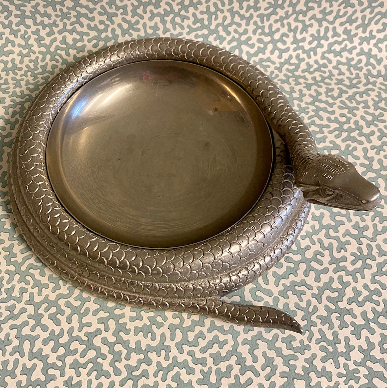 U71 VINTAGE ITALIAN 1970’S SNAKE CIGAR ASHTRAY