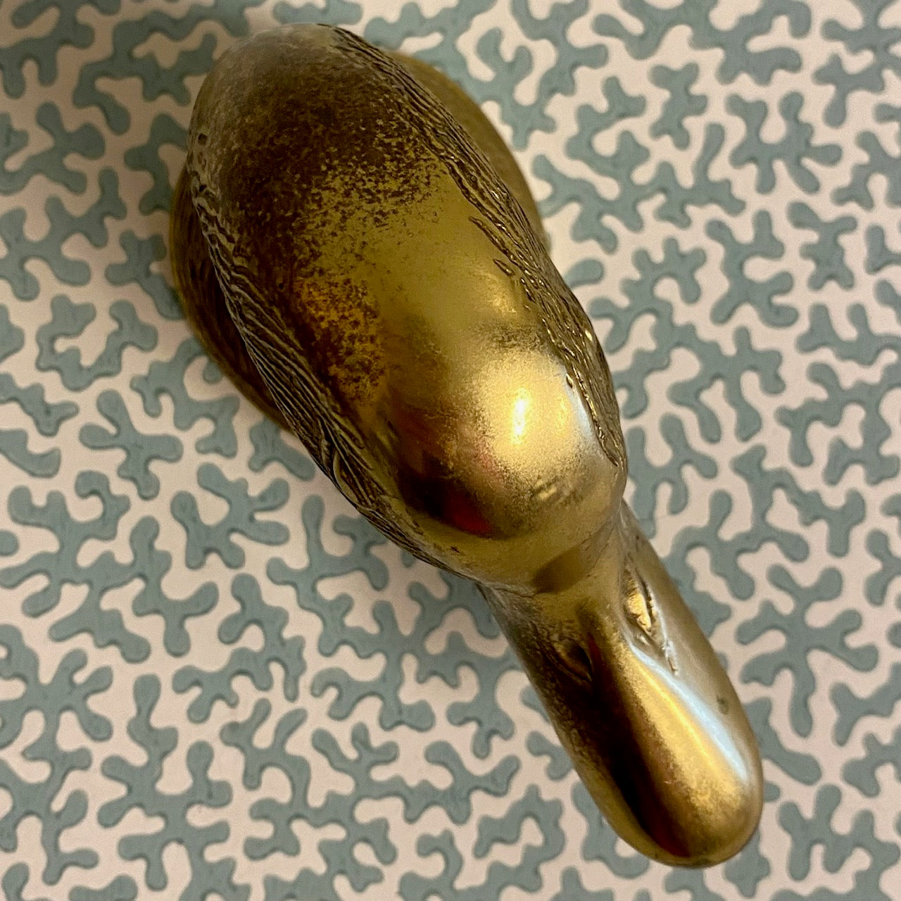 Y75 VINTAGE BRASS DUCK BOTTLE OPENER