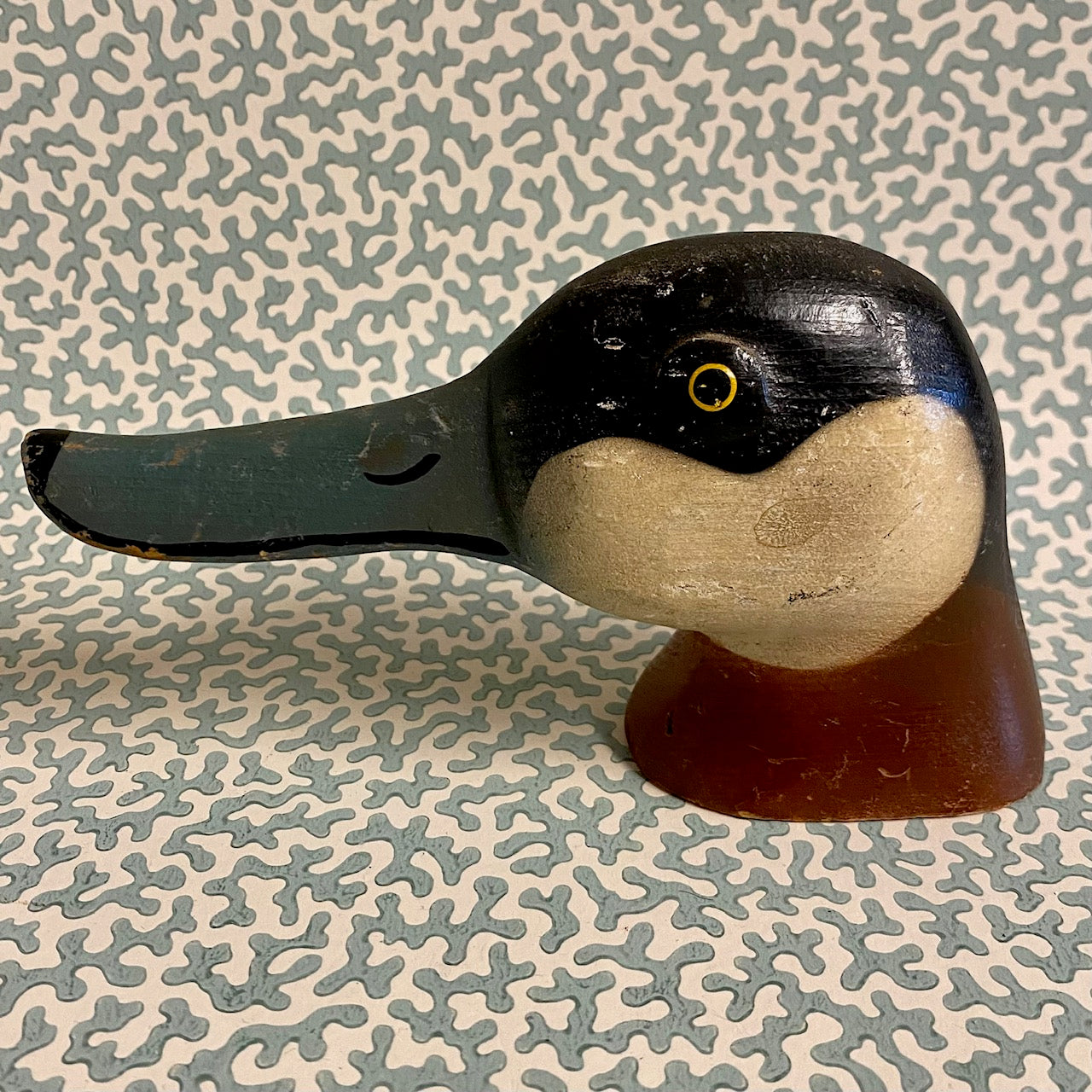 W49 VINTAGE HAND PAINTED WOODEN DUCK BOTTLE OPENER