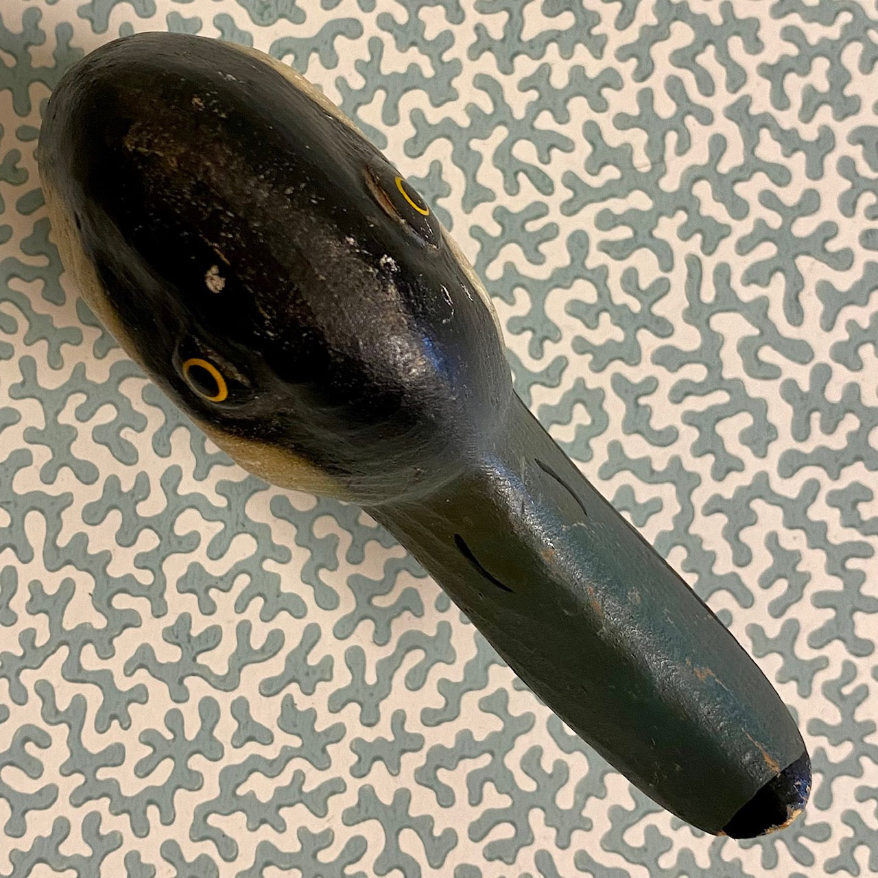 W49 VINTAGE HAND PAINTED WOODEN DUCK BOTTLE OPENER