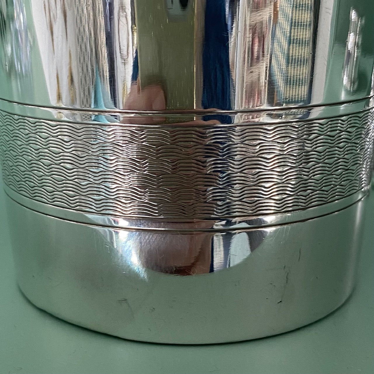 Silver Plated Art Deco Cocktail Shaker G195