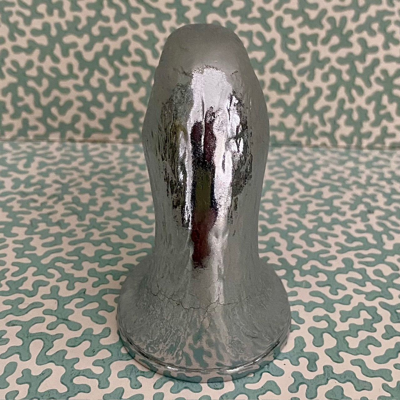 Vintage Silvered Metal Ducky Bottle Opener B142