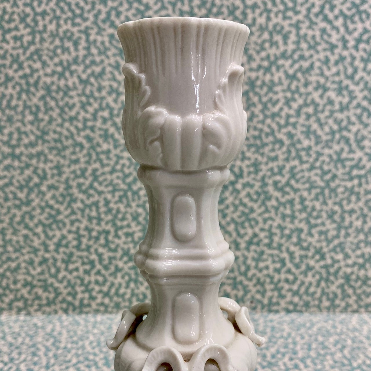 Superb Pair Nymphenburg Ram's Head Candlesticks C147