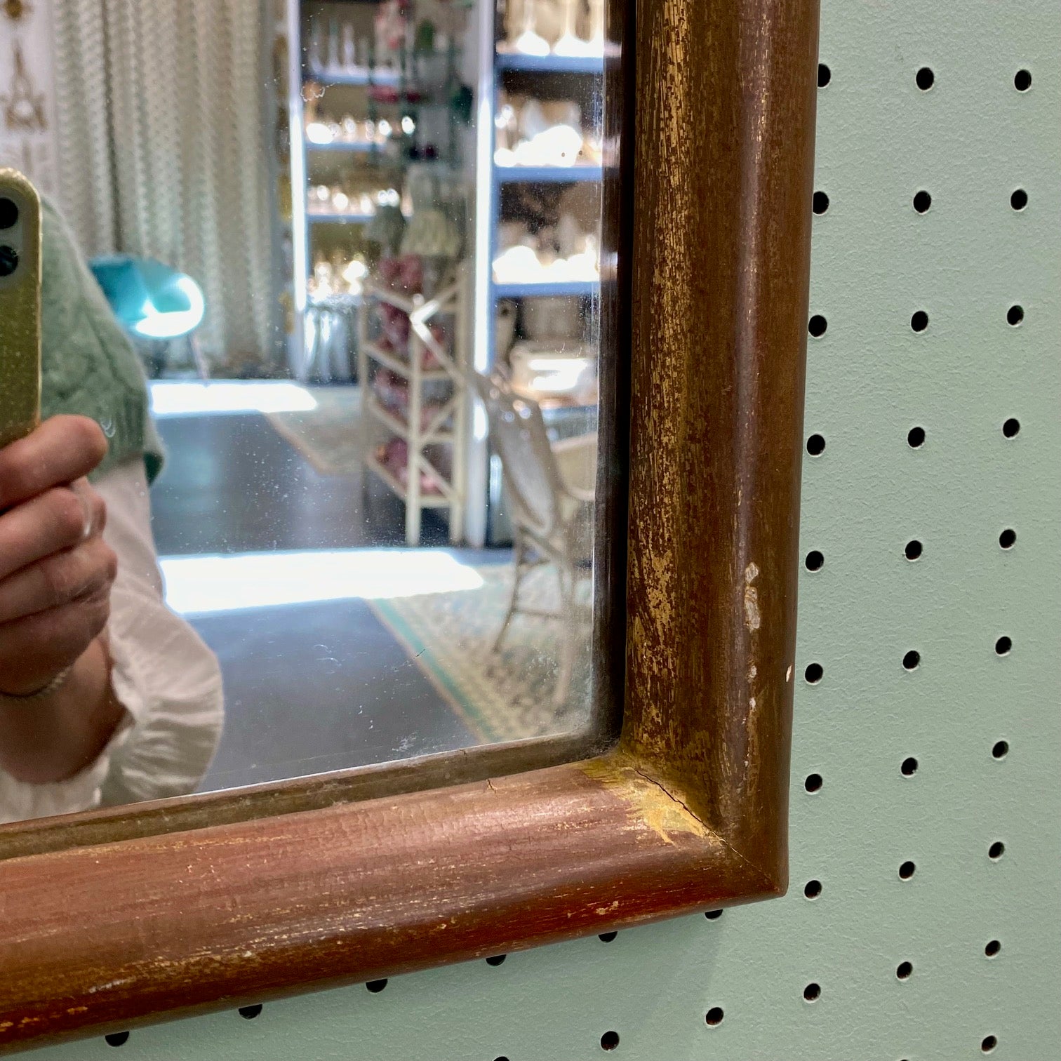 Handsome French Gilt Mirror F169