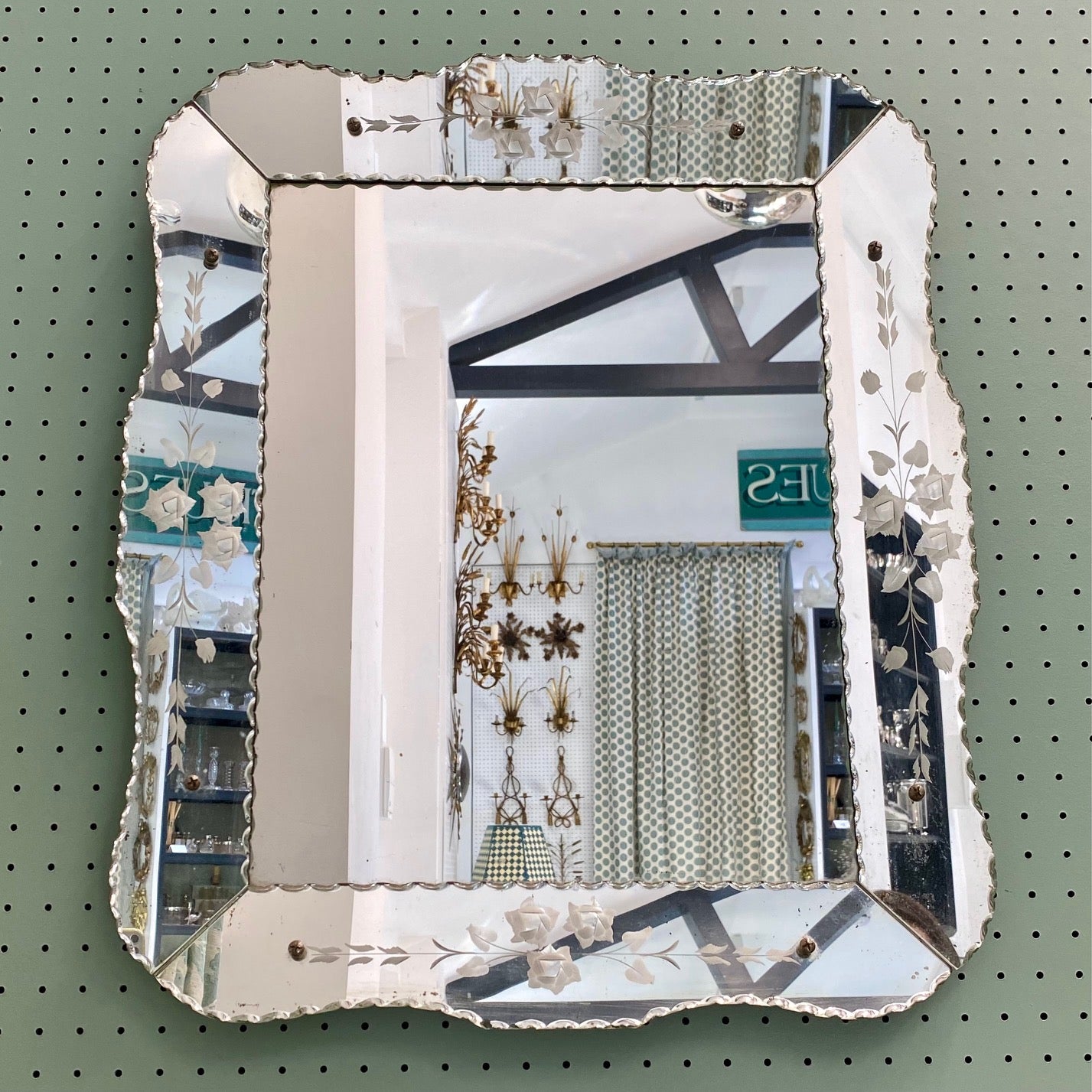 French Art Deco Mirror H133