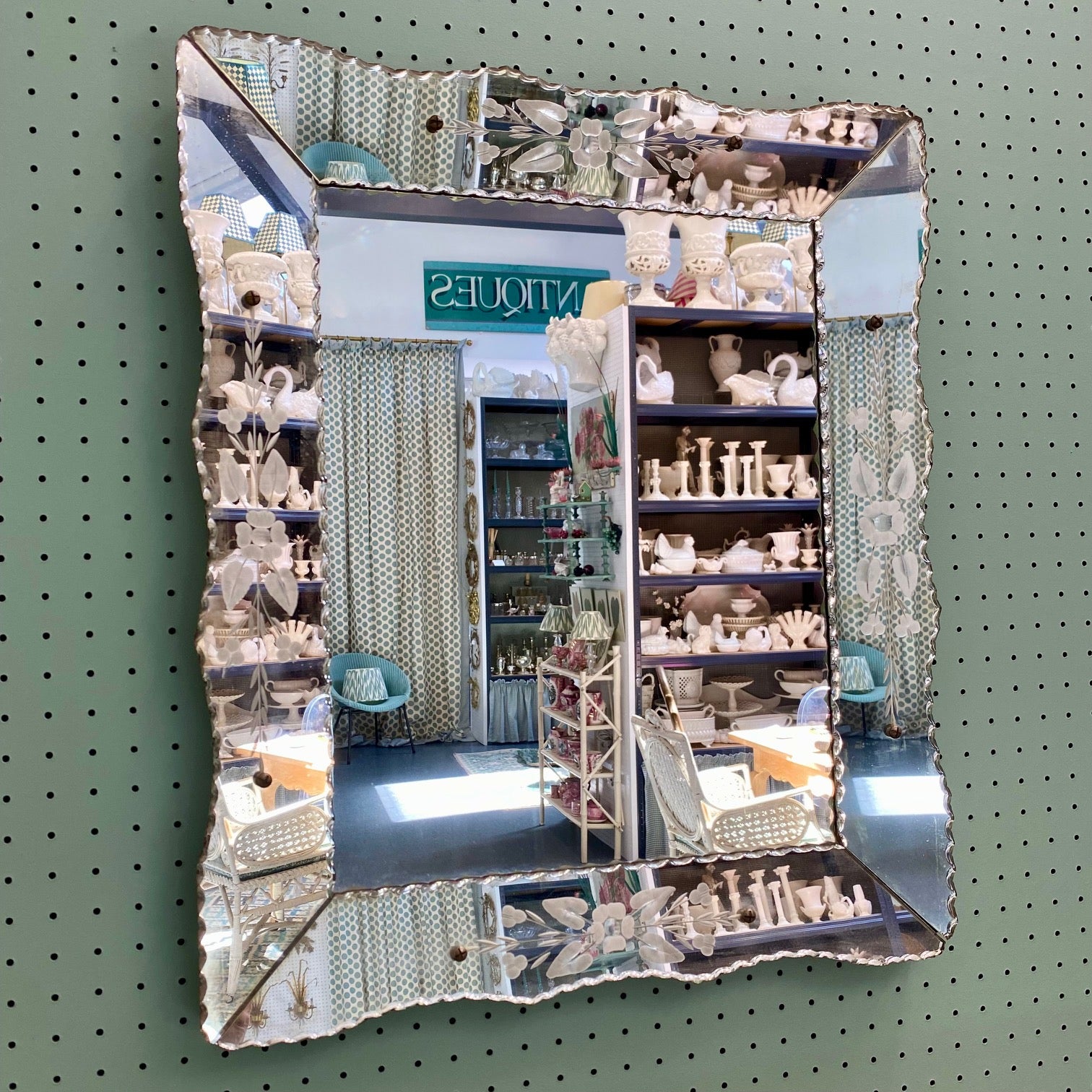 French Art Deco Mirror H132