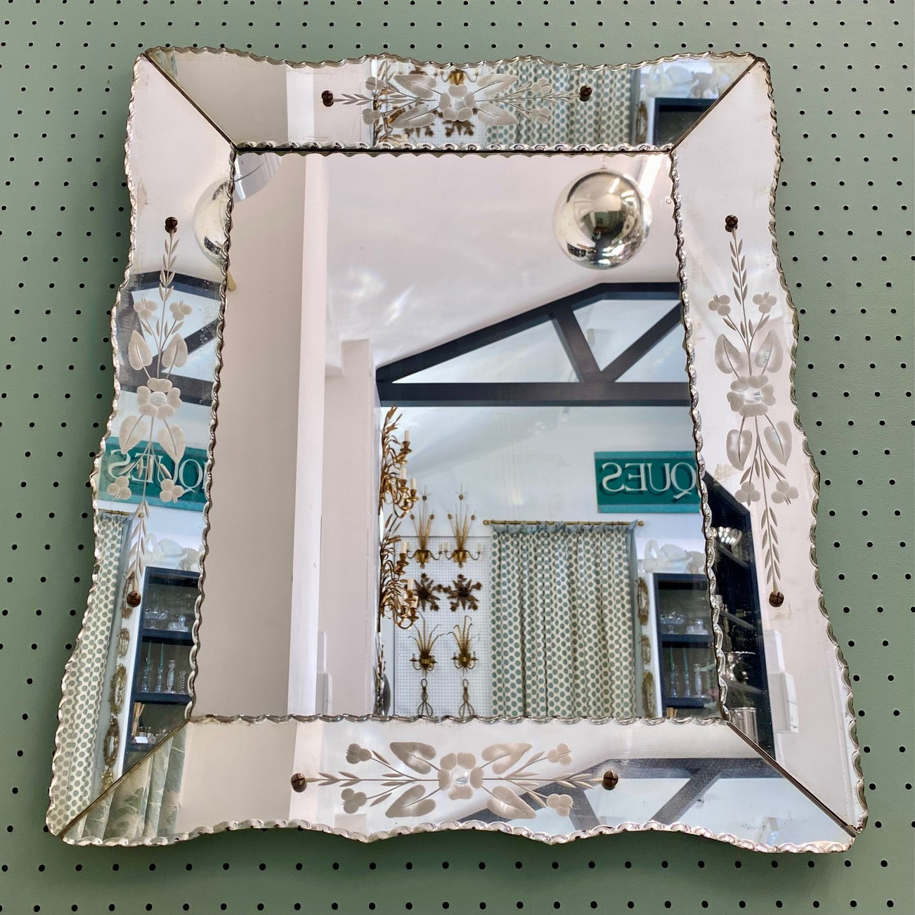 French Art Deco Mirror H132
