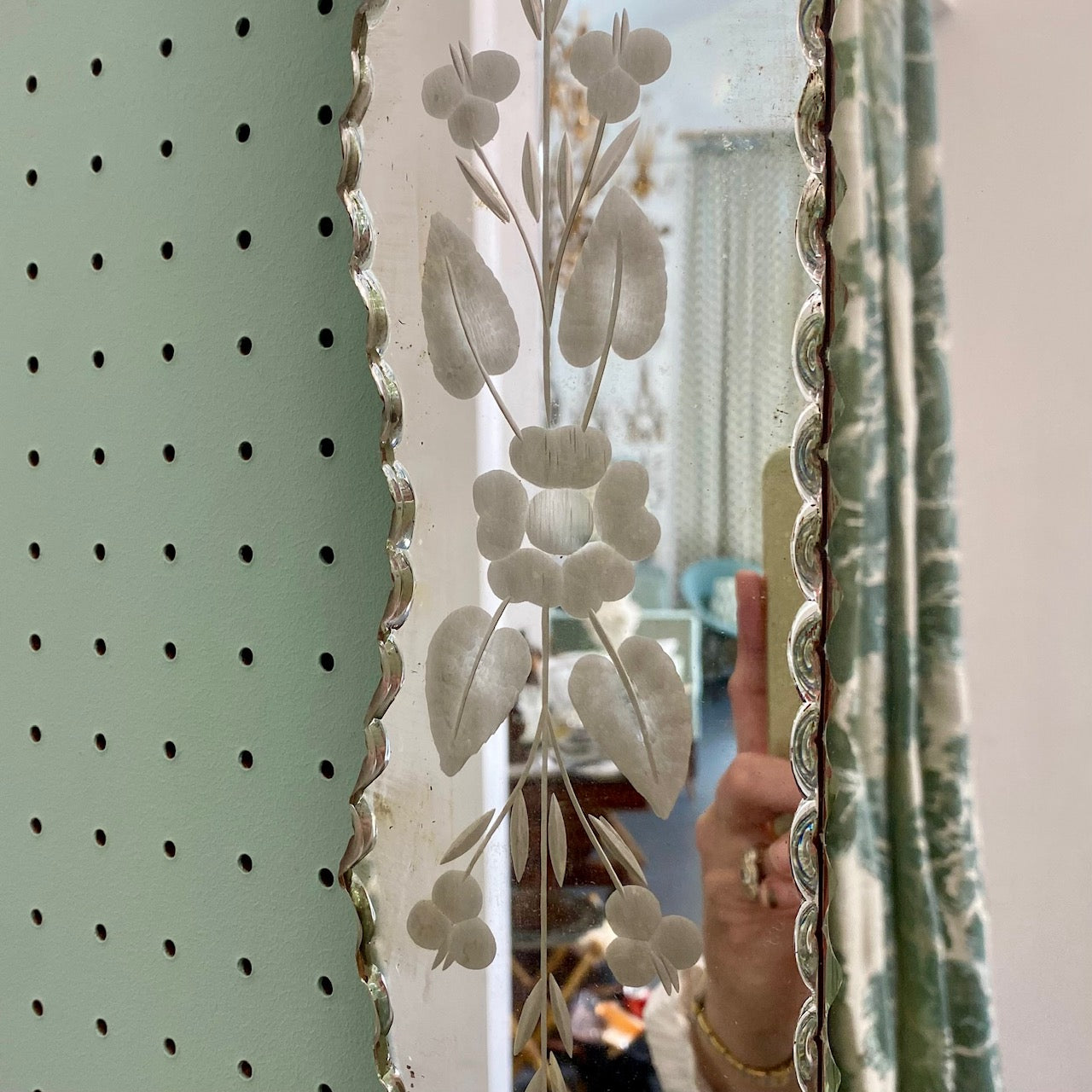 French Art Deco Mirror H132