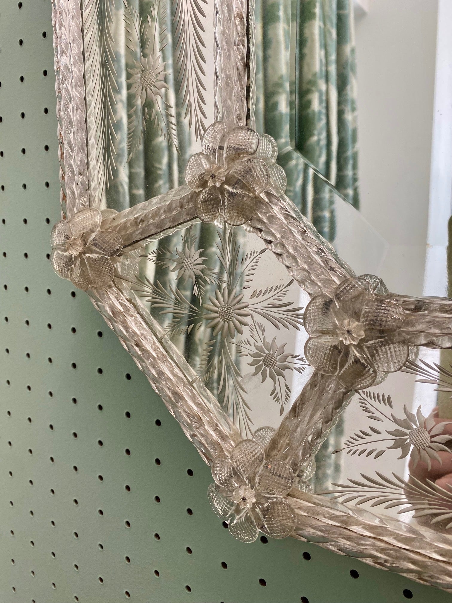 Stunning Antique Venetian Mirror G64