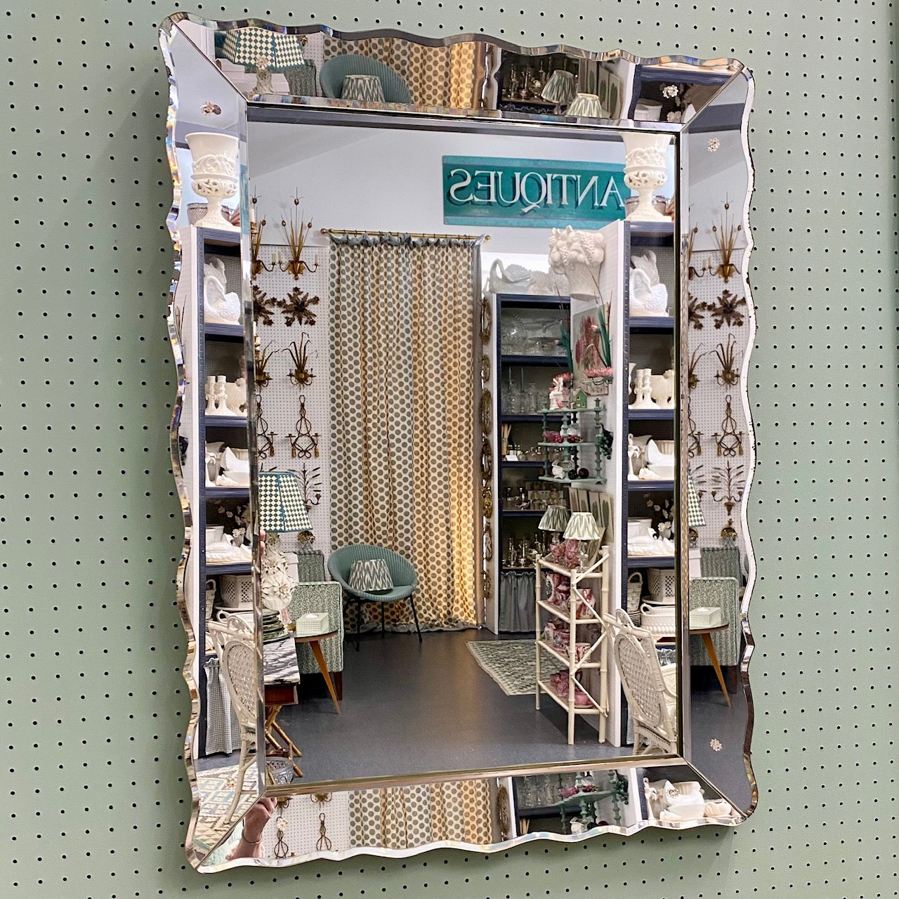 Large French Art Deco Mirror H140