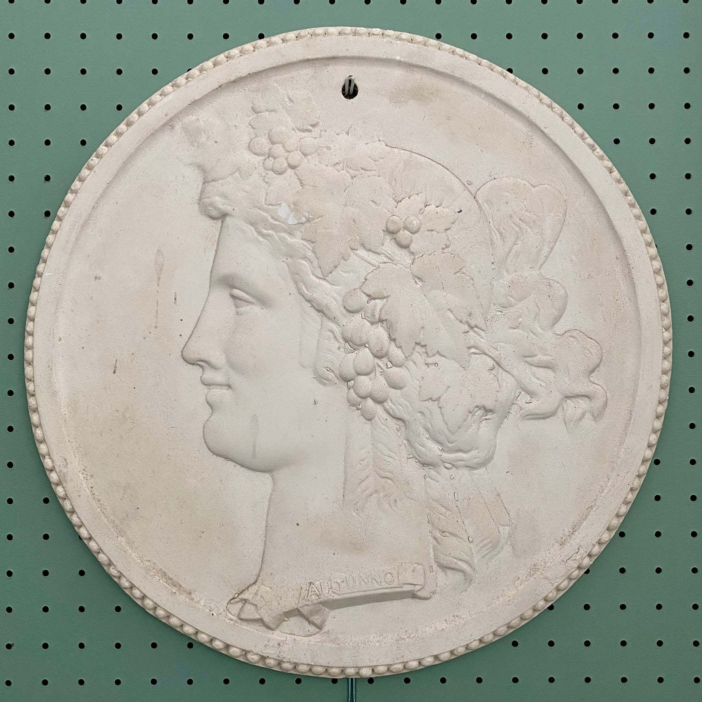 Set of Four LARGE Seasons Plaster Plaques F144
