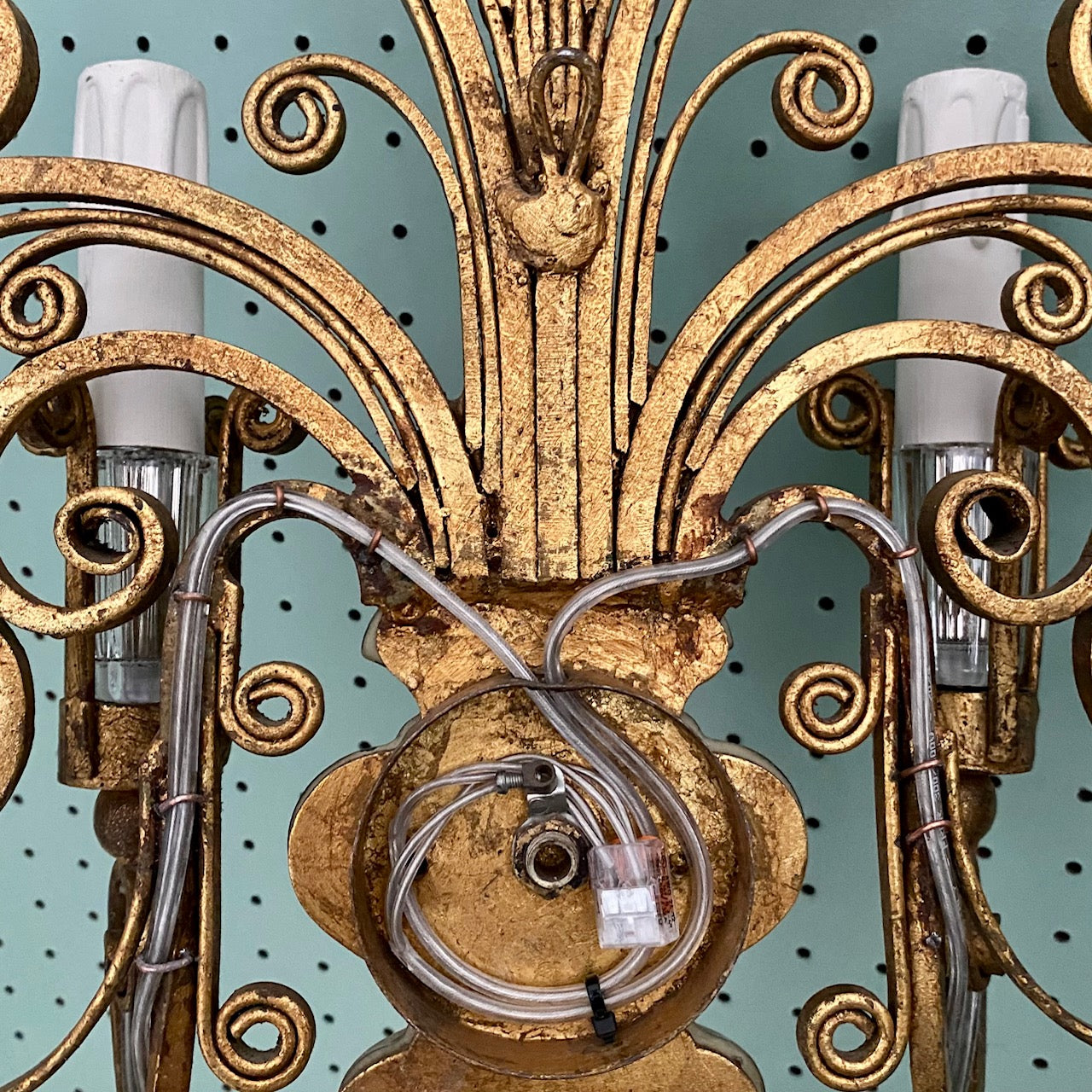 Maison Baguès Pair Large 1920's French Light Sconces H147