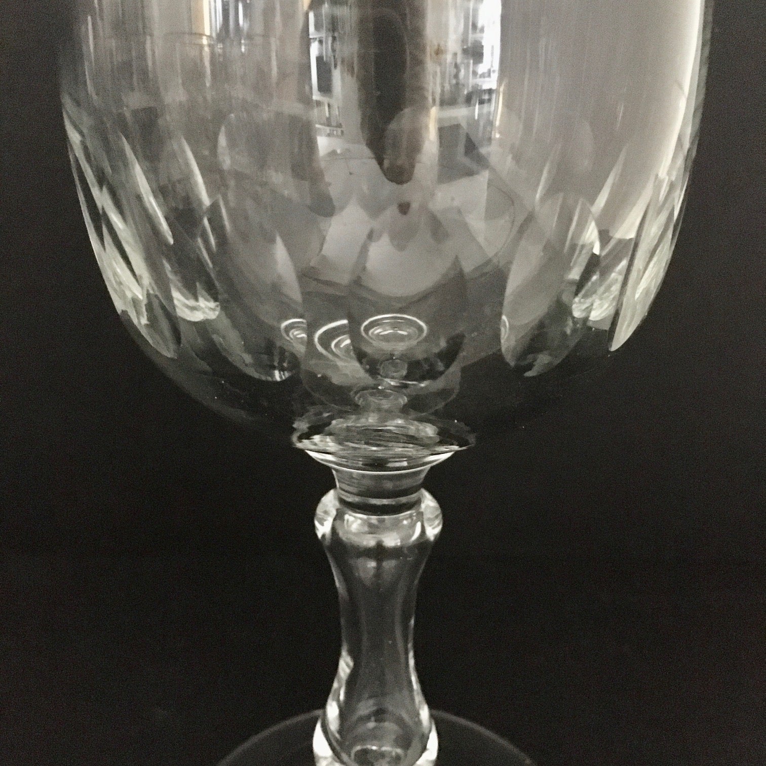 SET OF 12 ANTIQUE BELGIAN WINE GLASSES