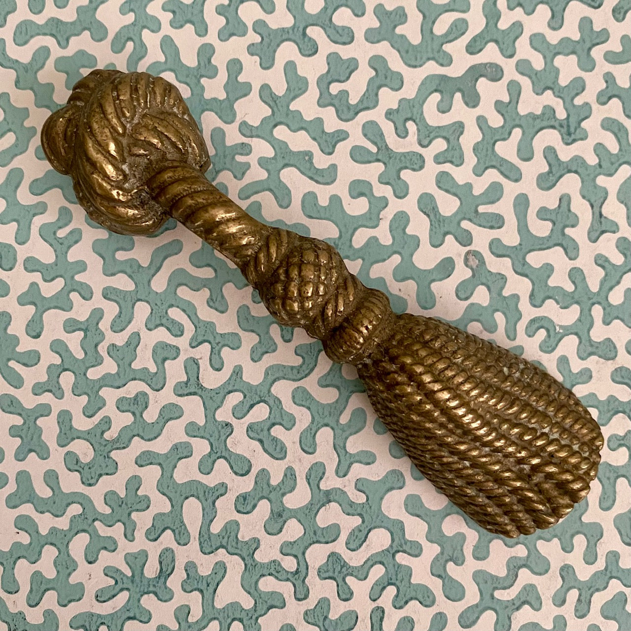 Vintage Brass Tassel Bottle Opener H150