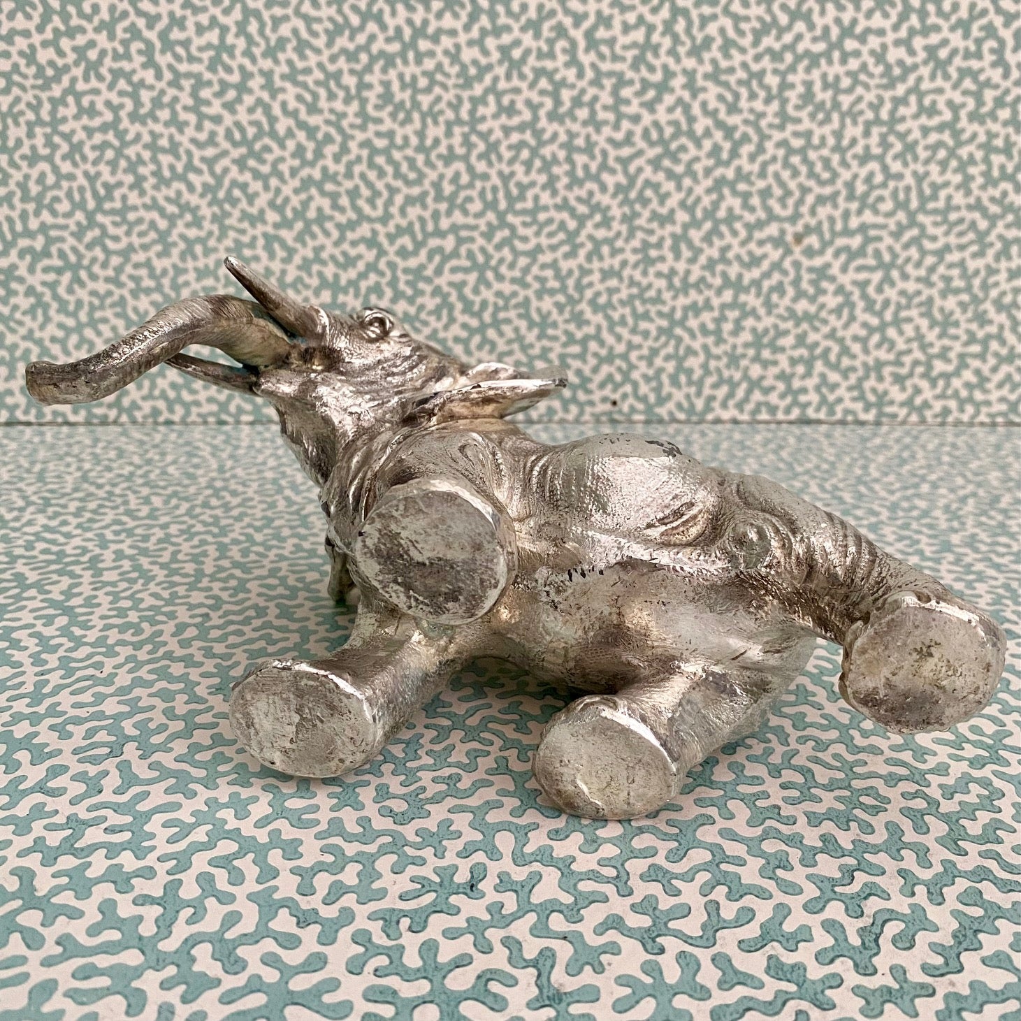 Vintage Silver Plated Indian Elephant B67