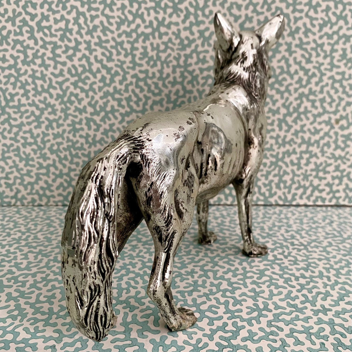 Mauro Manetti Silver Plated Wolf K58