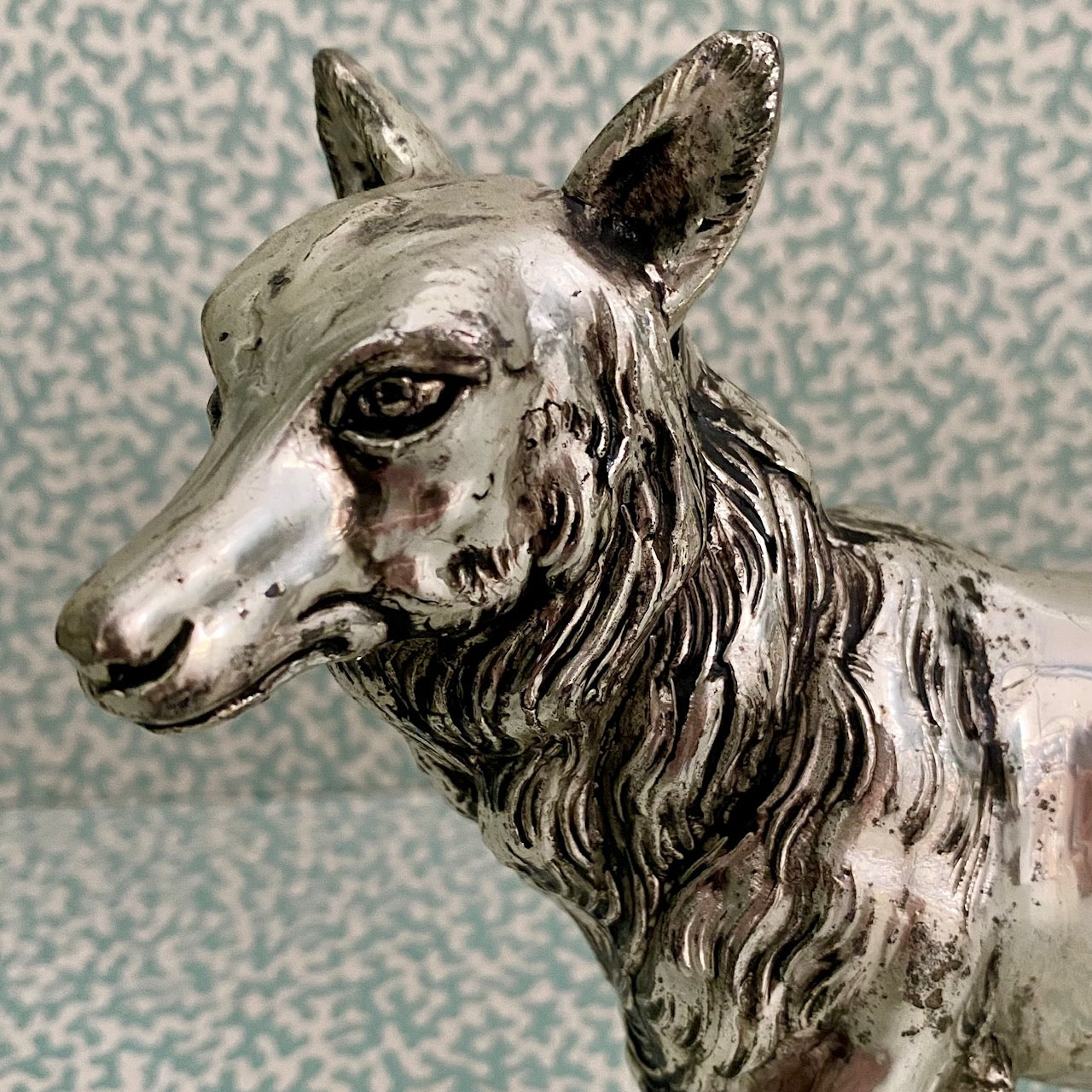 Mauro Manetti Silver Plated Wolf K58