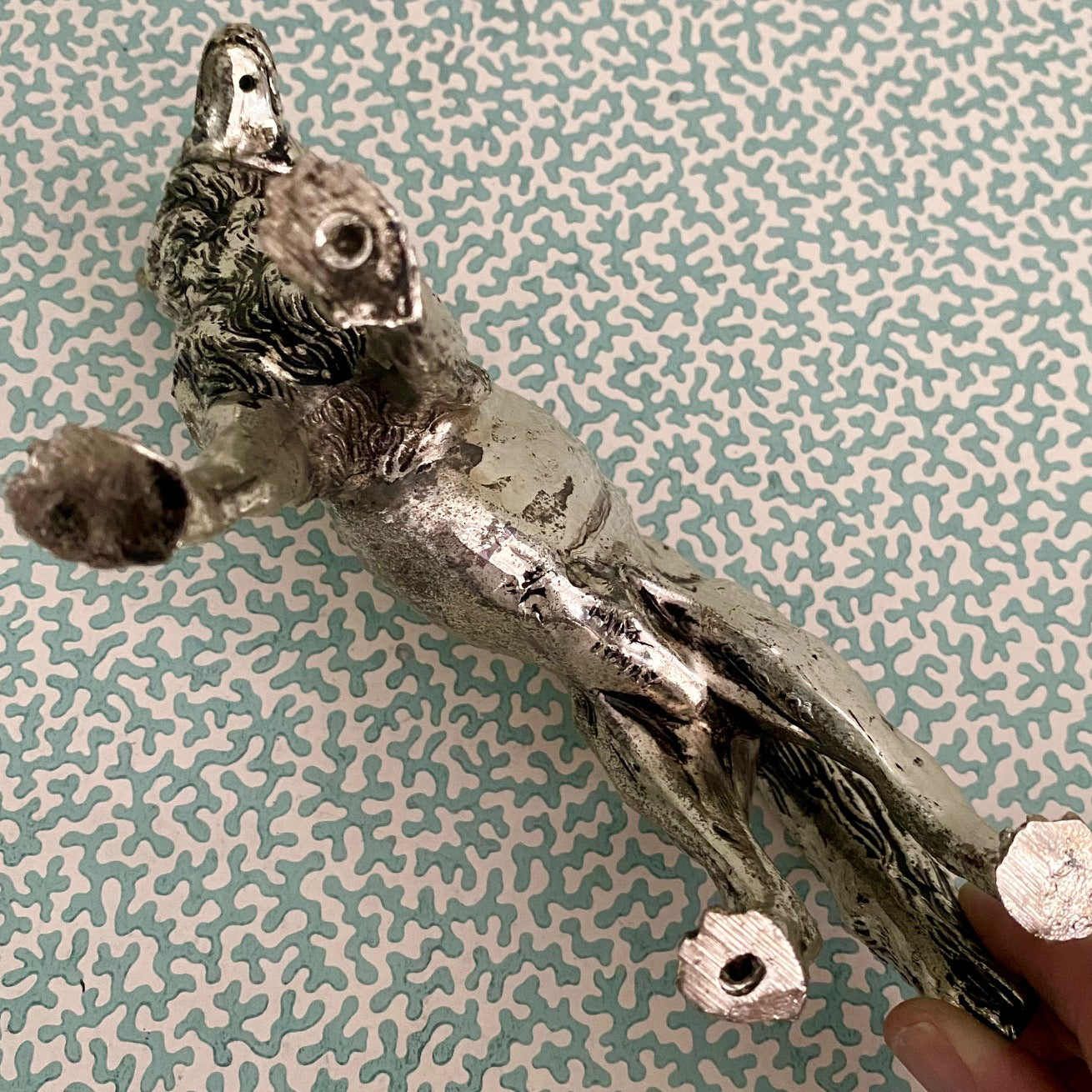 Mauro Manetti Silver Plated Wolf K58