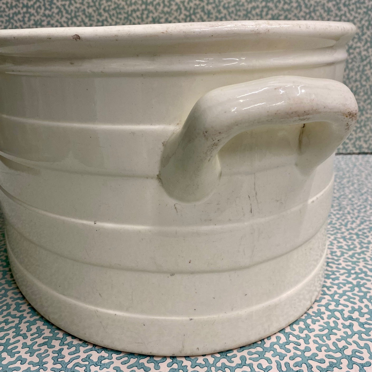 Fabulous Huge Spode Banded Ironstone Footbath H159