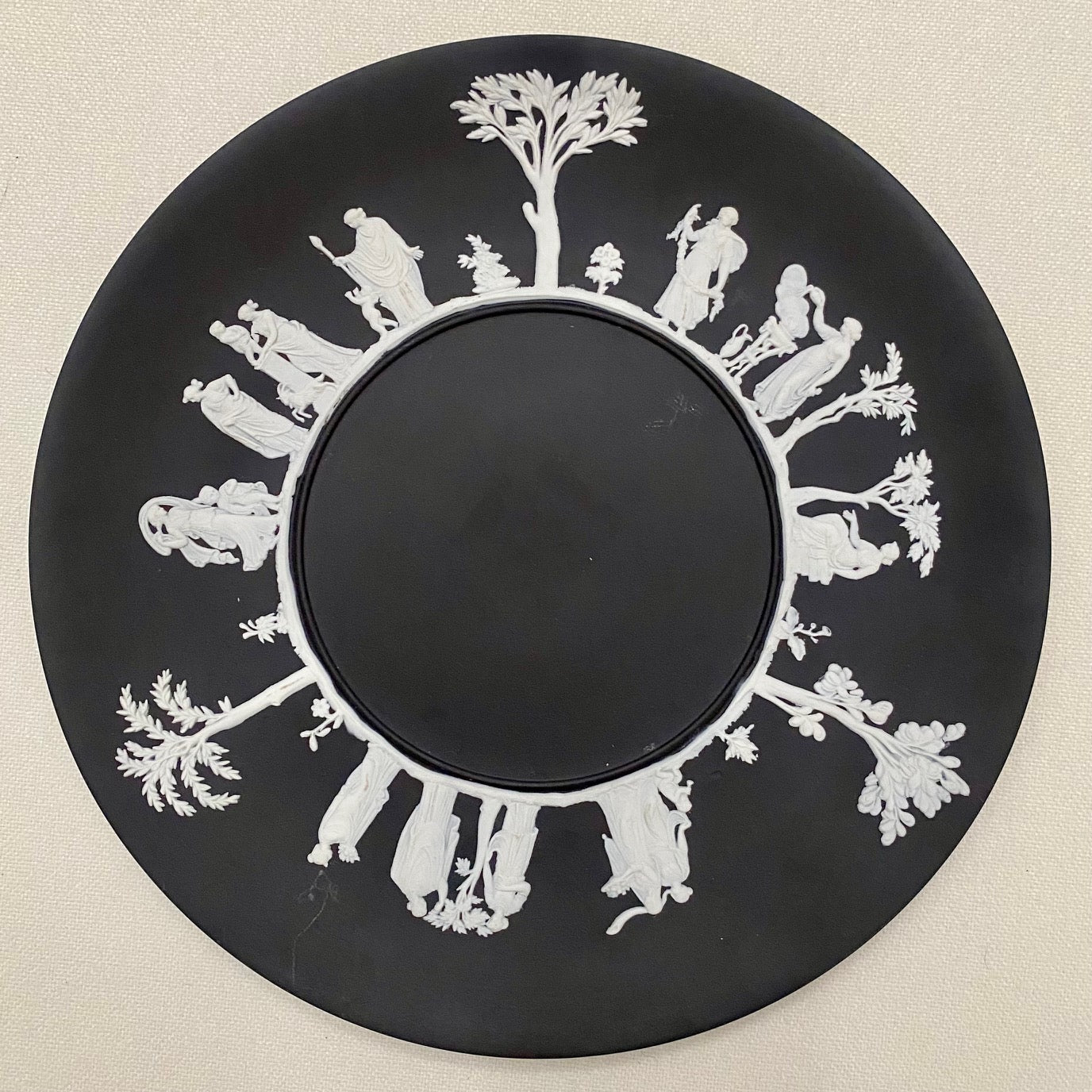 Black Wedgwood Jasperware Display H173