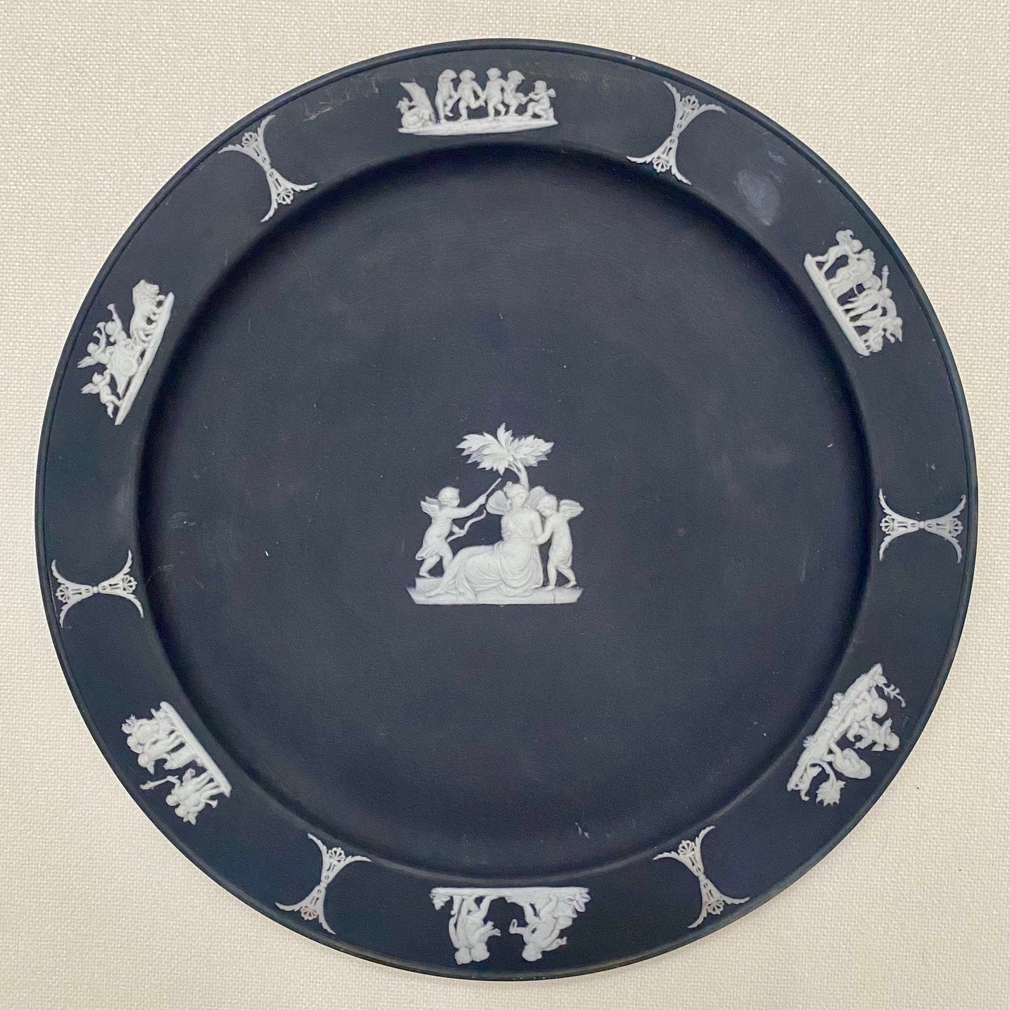 Black Wedgwood Jasperware Display H173