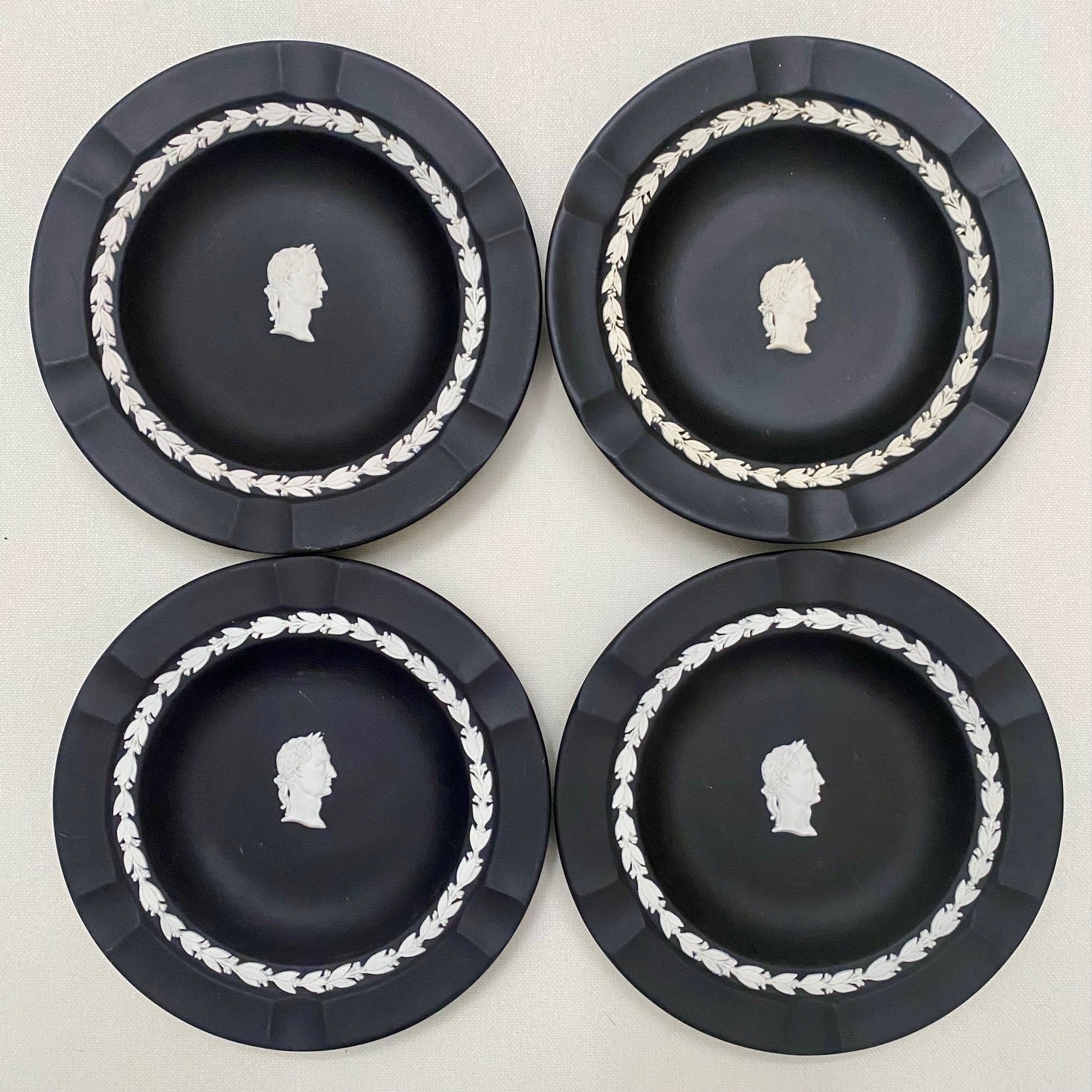 Black Wedgwood Jasperware Display H173