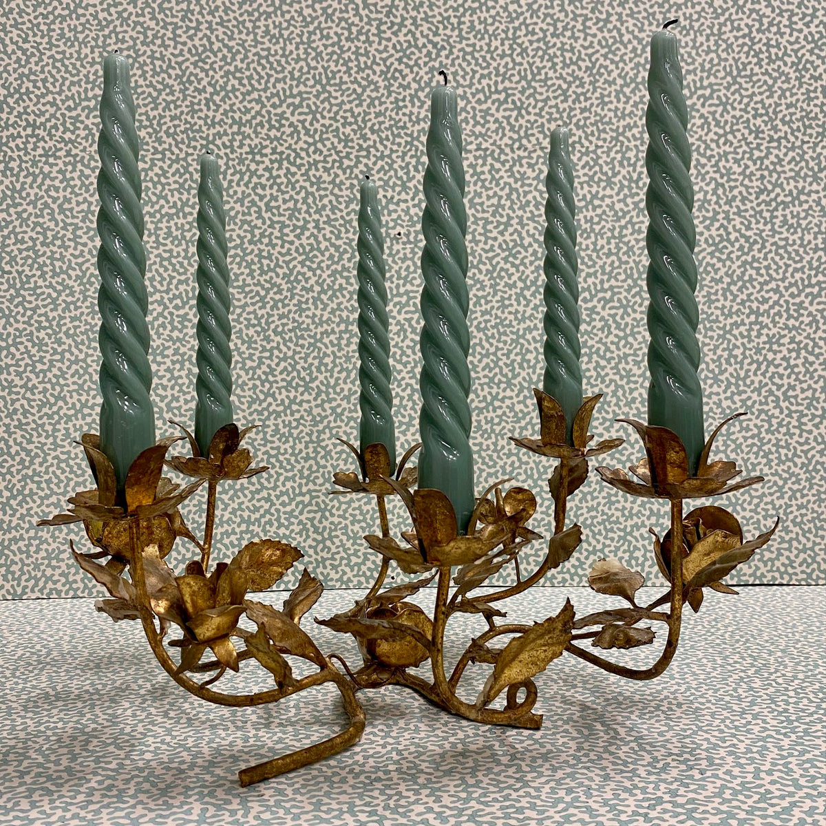 French Gilt Metal Candelabra R90