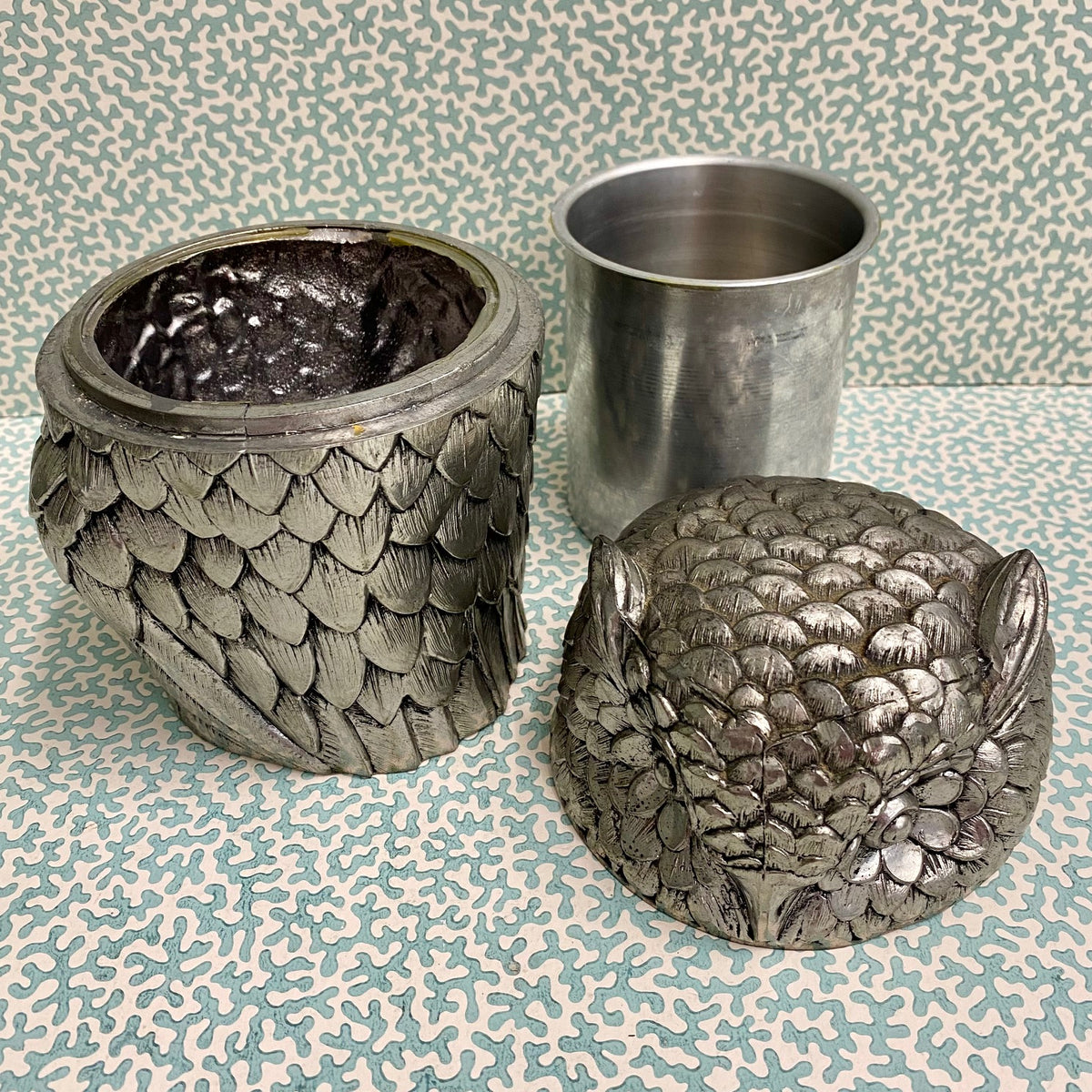 Fabulous 1960's Mauro Manetti Owl Ice Bucket E152