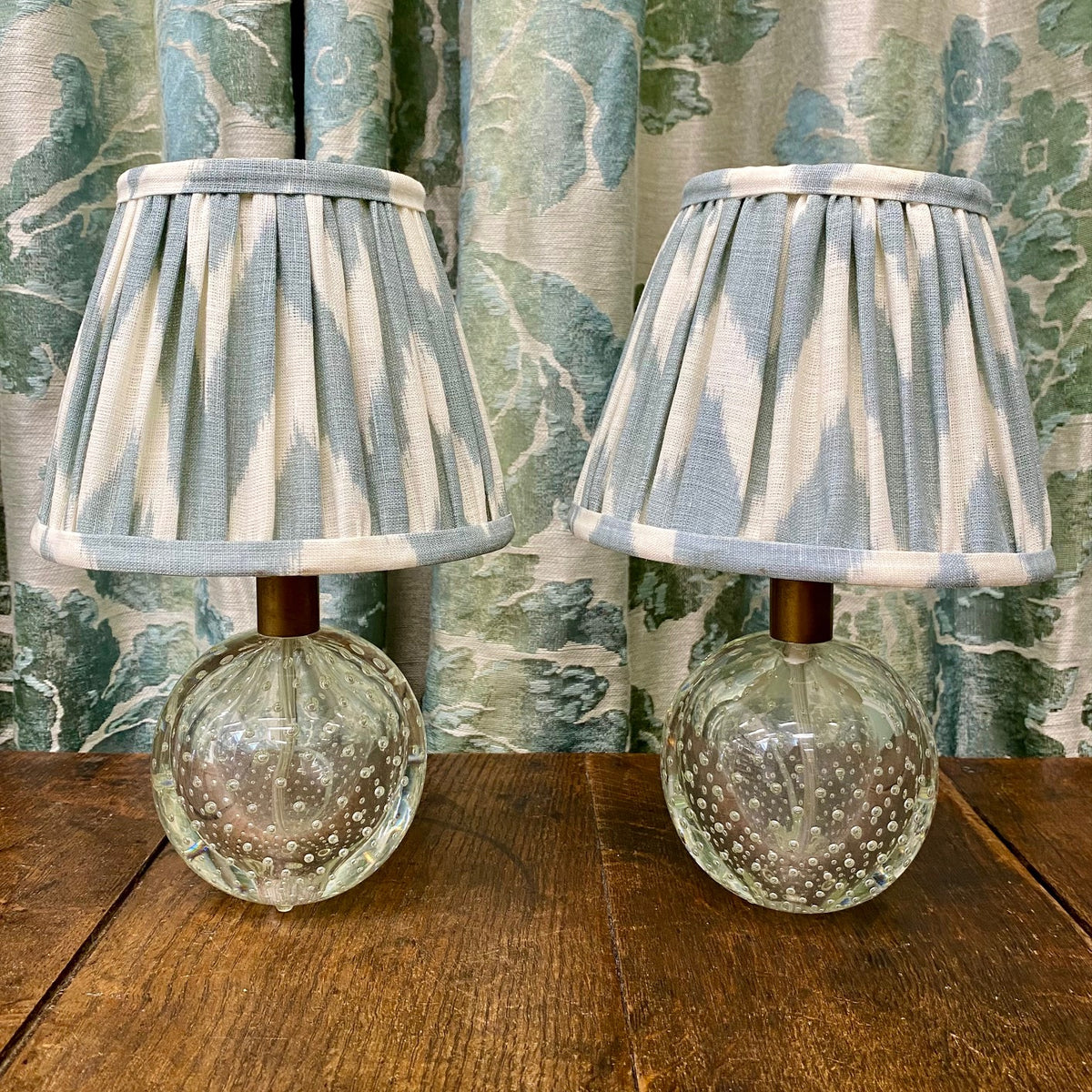 Pair Small Murano Bullicante Lamps D166