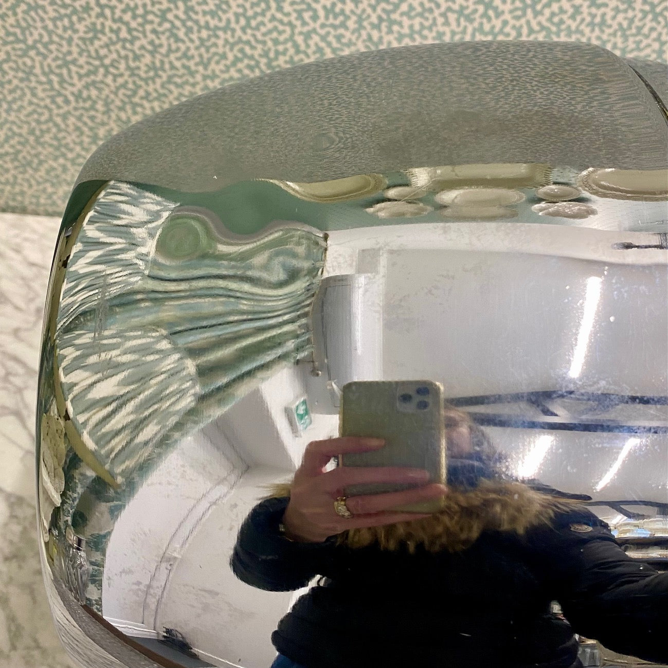 Huge 1960's Apple Ice Bucket