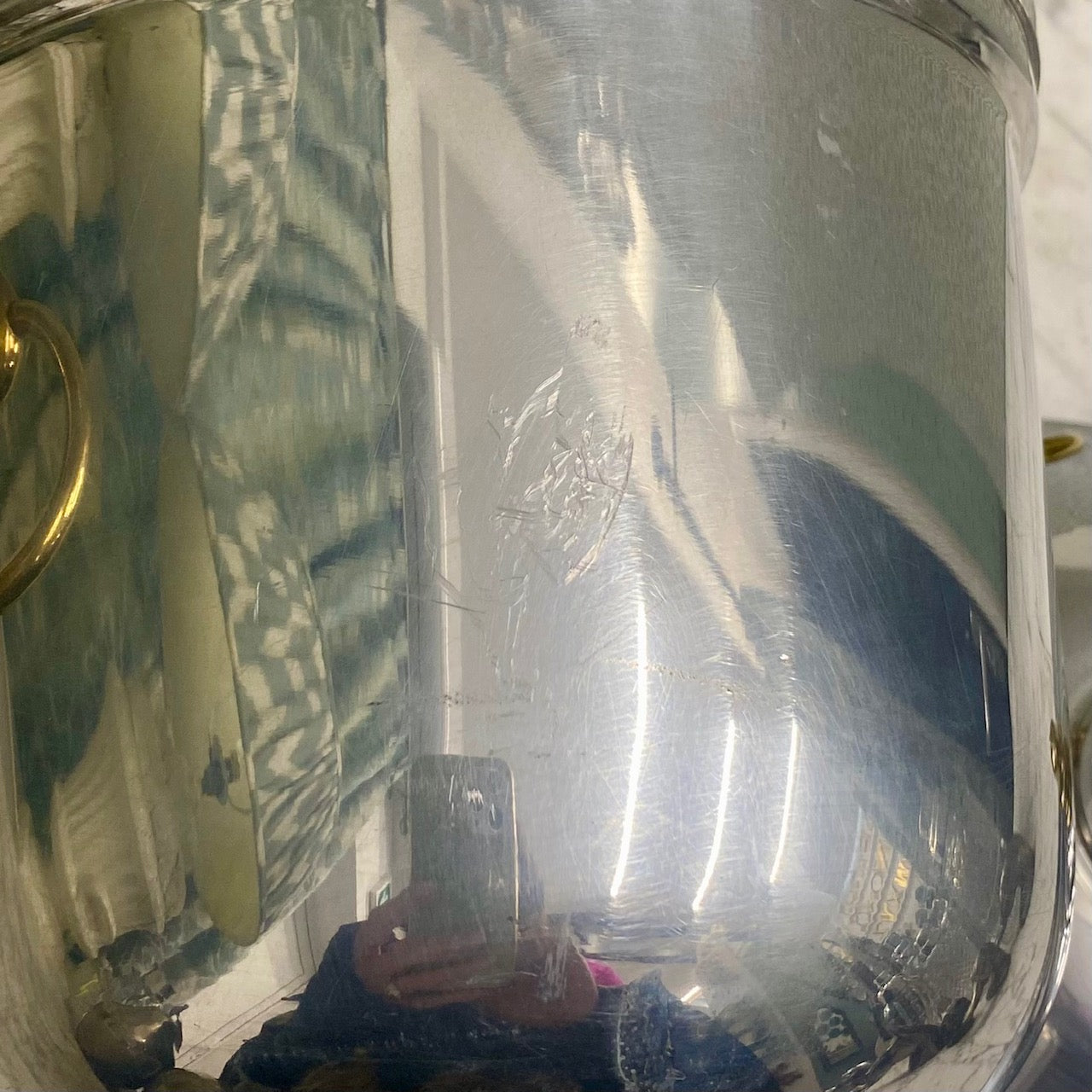 Vintage Italian Two Tone Urn Ice Bucket