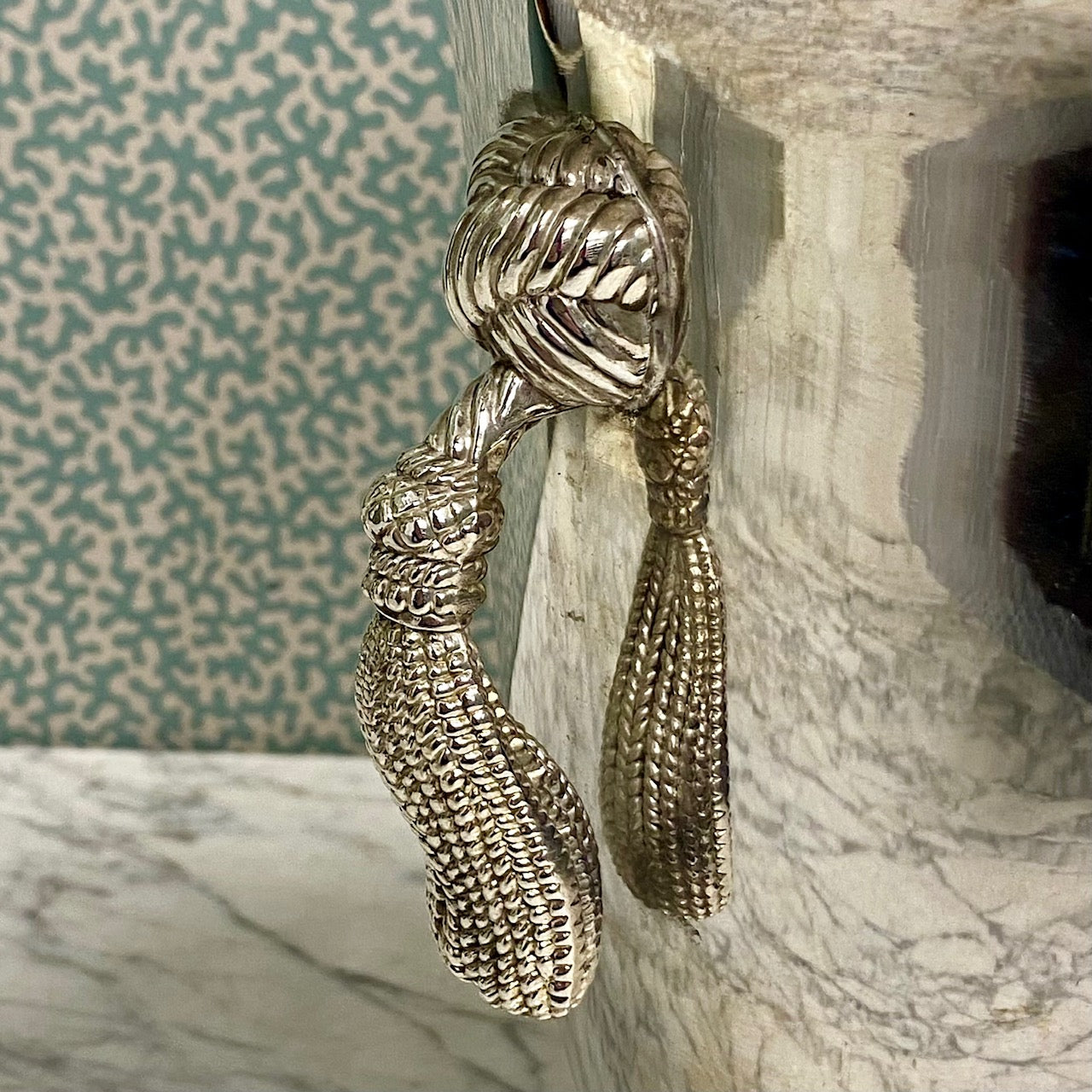 Silver Plated Tassel Wine Cooler