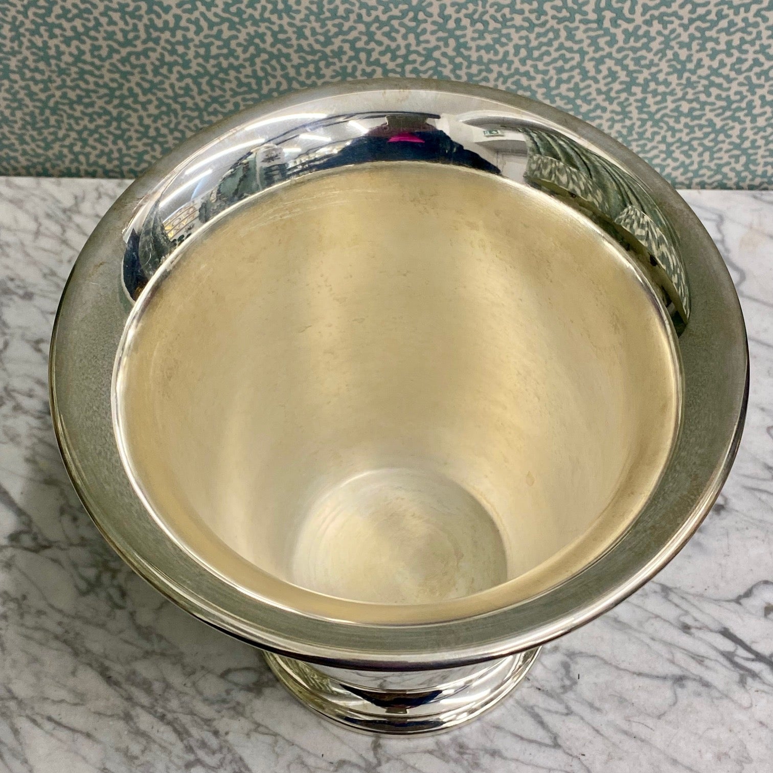 Silver Plated Tassel Wine Cooler