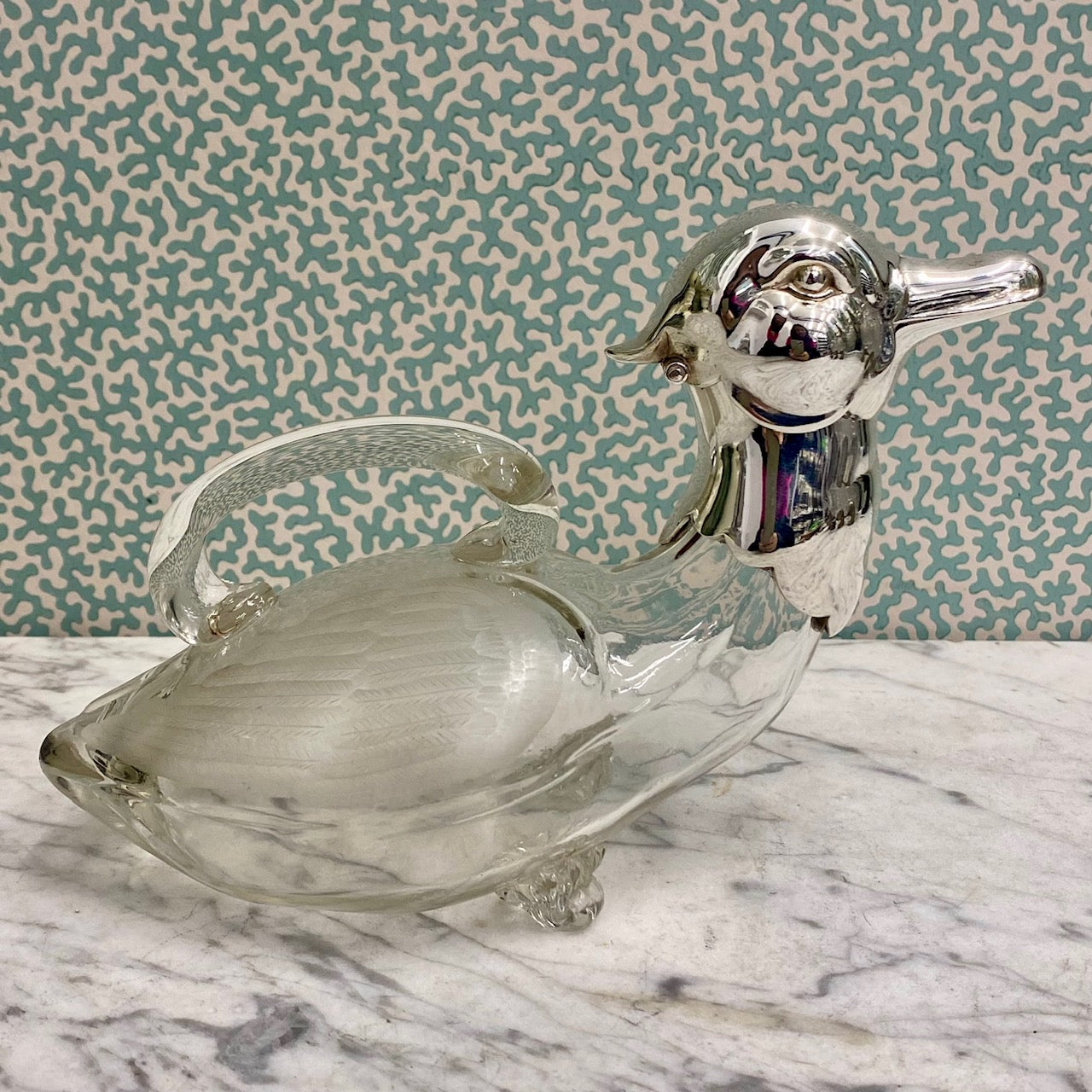 Vintage Small Duck Decanter