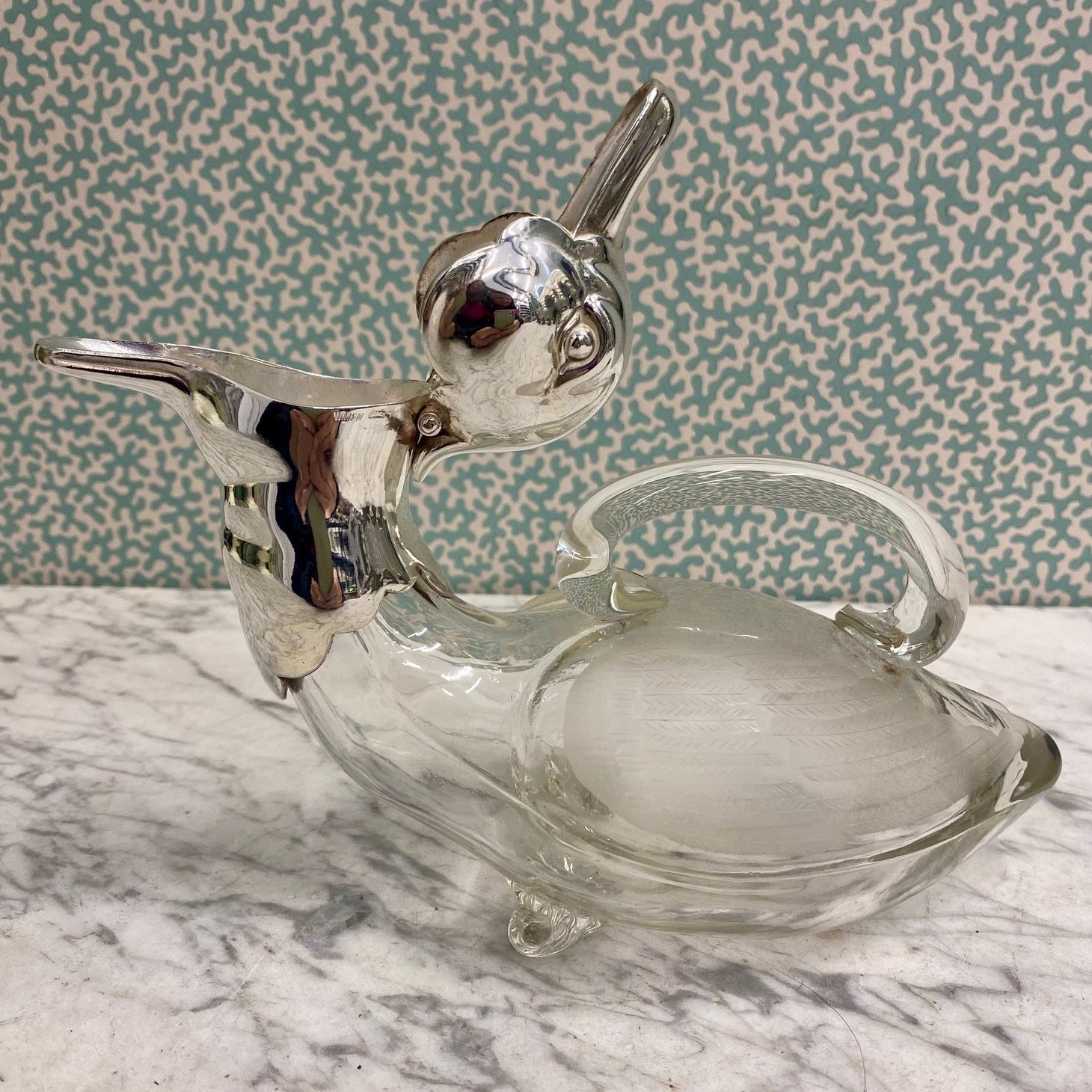 Vintage Small Duck Decanter
