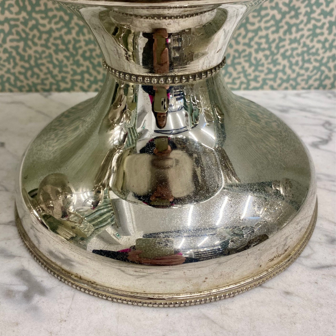 Pair Silver Plated Antique Champagne Coolers