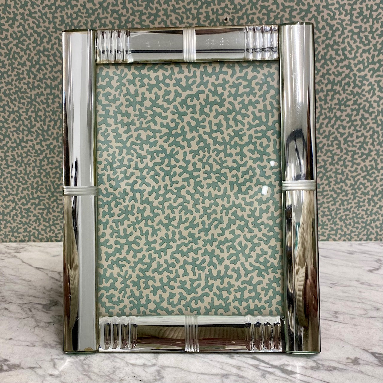 Large French Art Deco Mirror Photo Frame