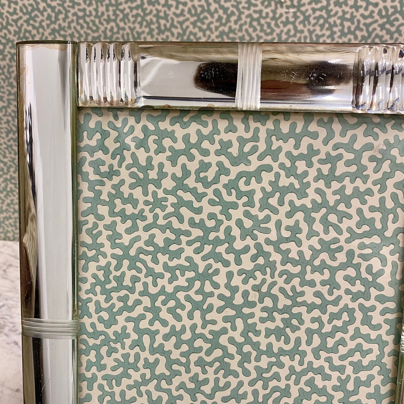 Large French Art Deco Mirror Photo Frame