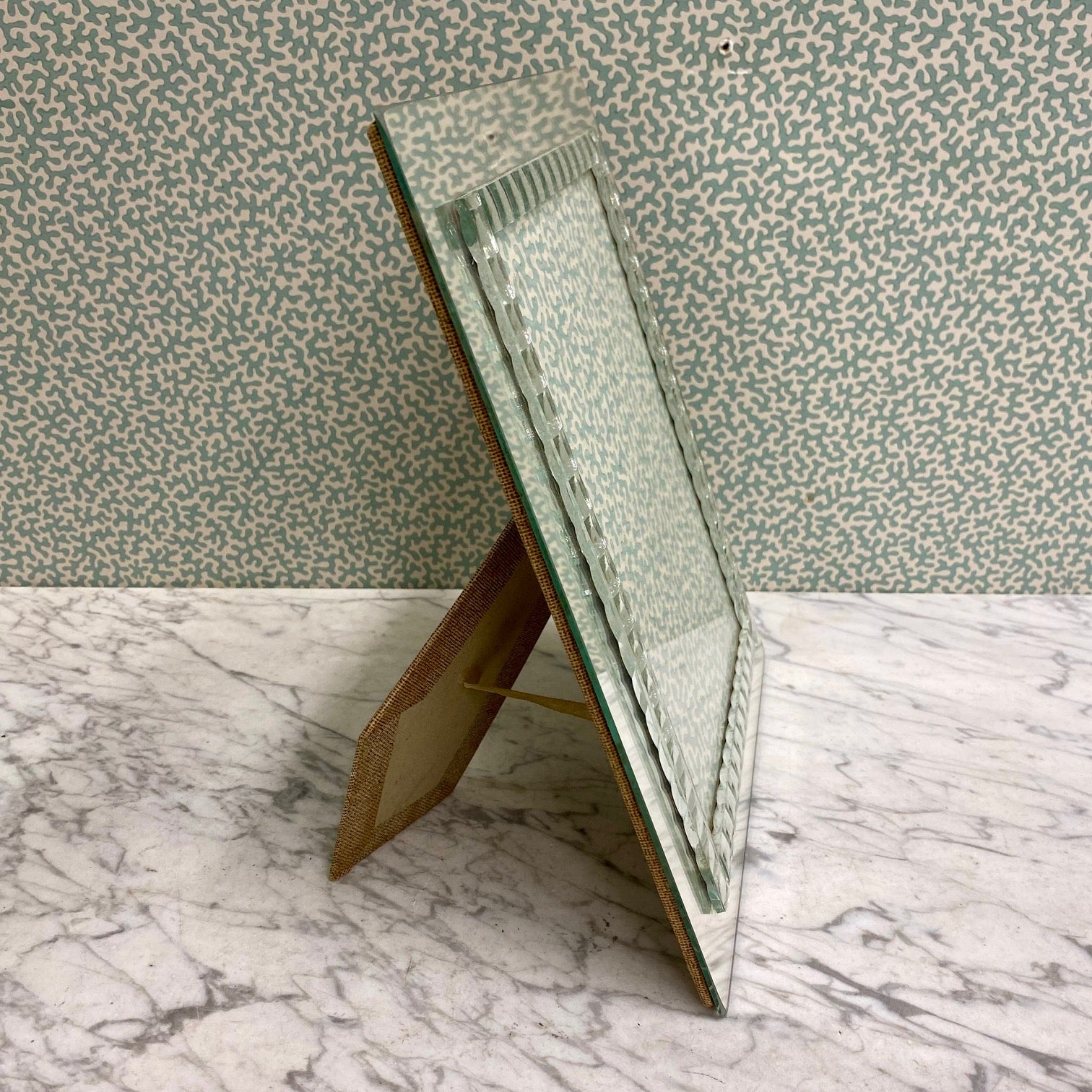 Large French Art Deco Mirror Photo Frame